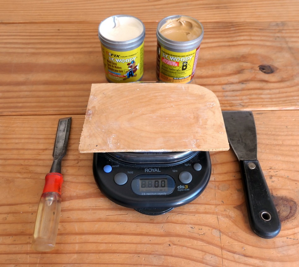 PC Products PC-Woody Wood Repair Epoxy Paste, Two-Part 12 oz in Two Cans, Tan customer photo 1