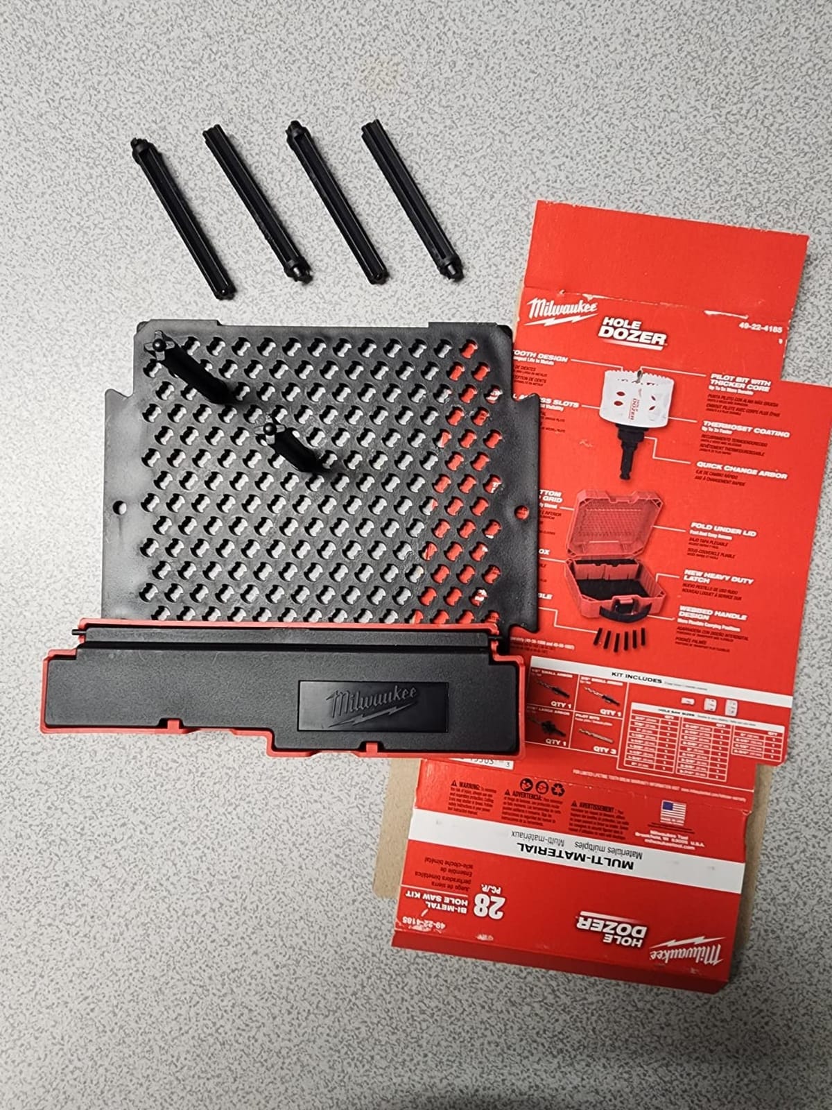 Milwaukee 49-22-4185 All Purpose Professional Ice Hardened Hole Saw Kit 28 Piece customer photo 2