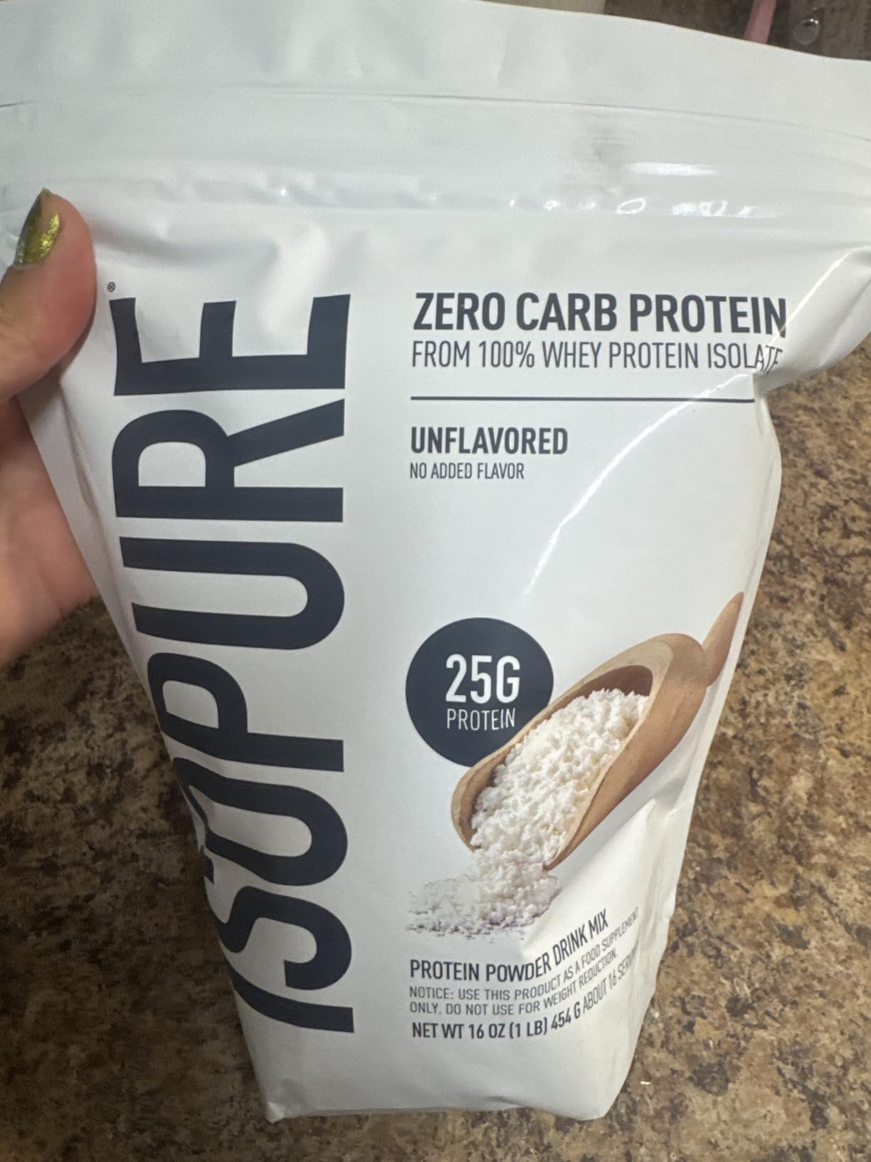Isopure Zero Carb Isolate customer photo 1