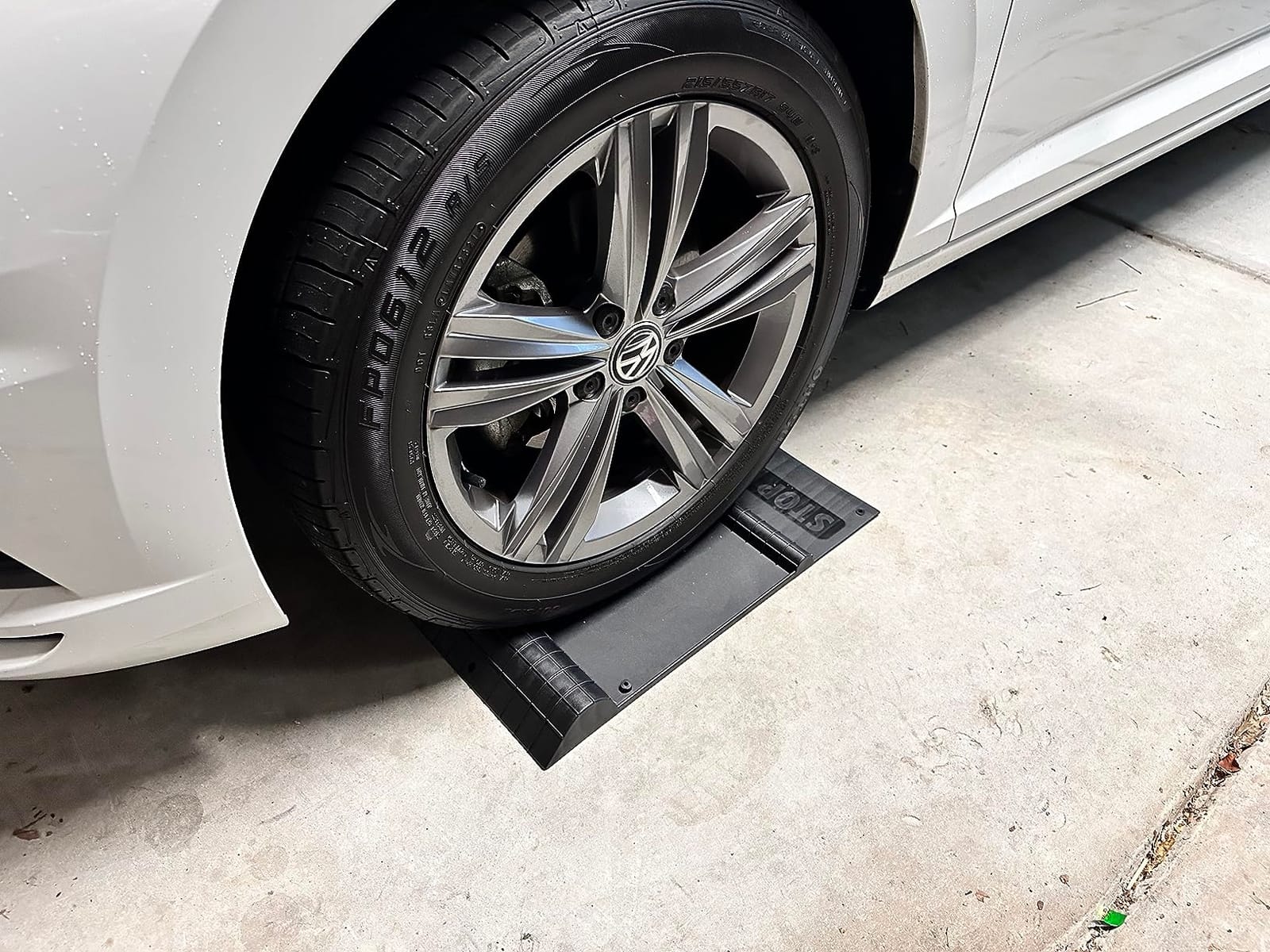 MAXSA 37359 Park Right Parking Mat for Perfect Garage Parking, Red customer photo 2