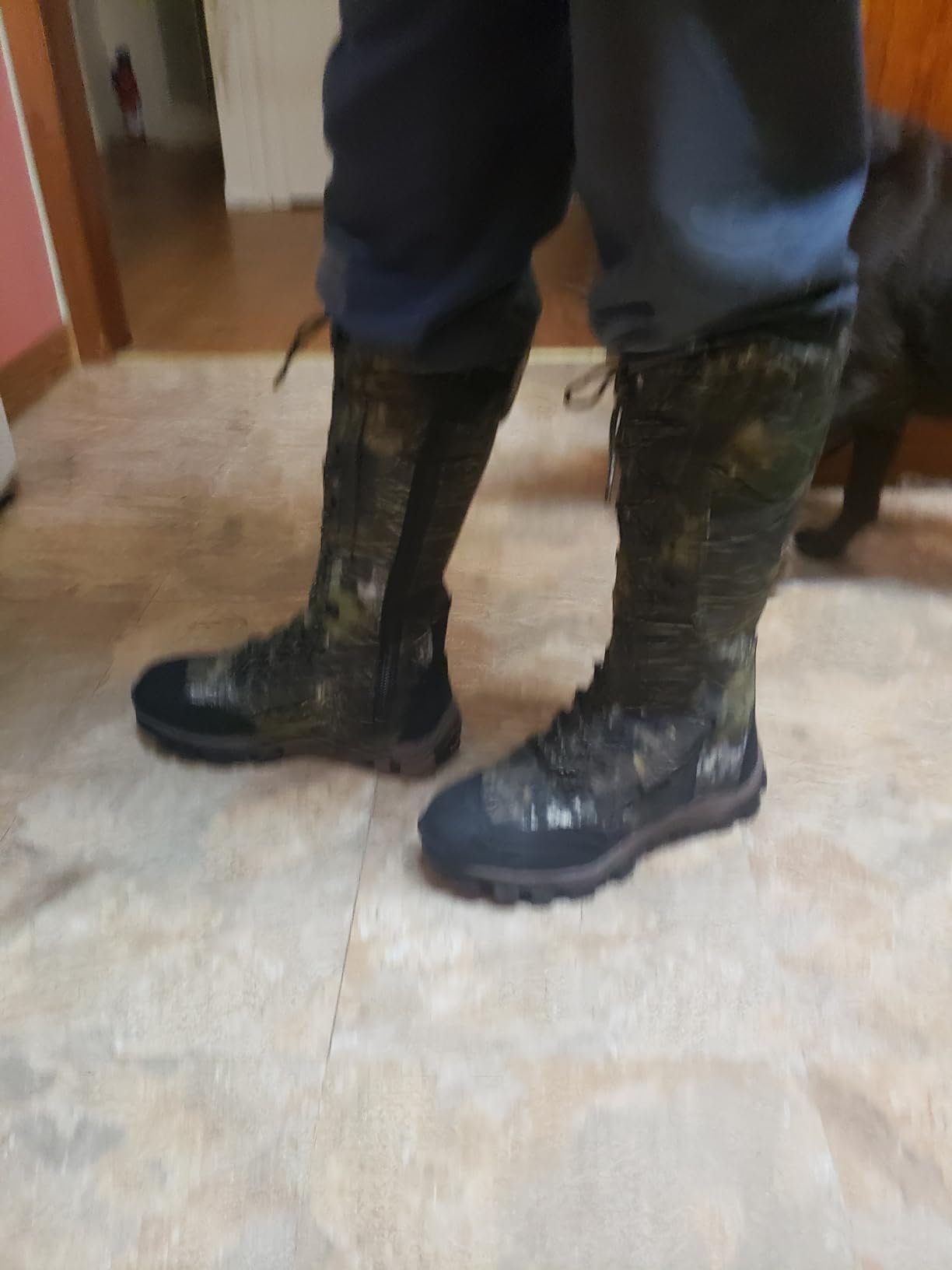 ROCKY Men's Camouflage Waterproof Side-zip Snake Boots customer photo 2