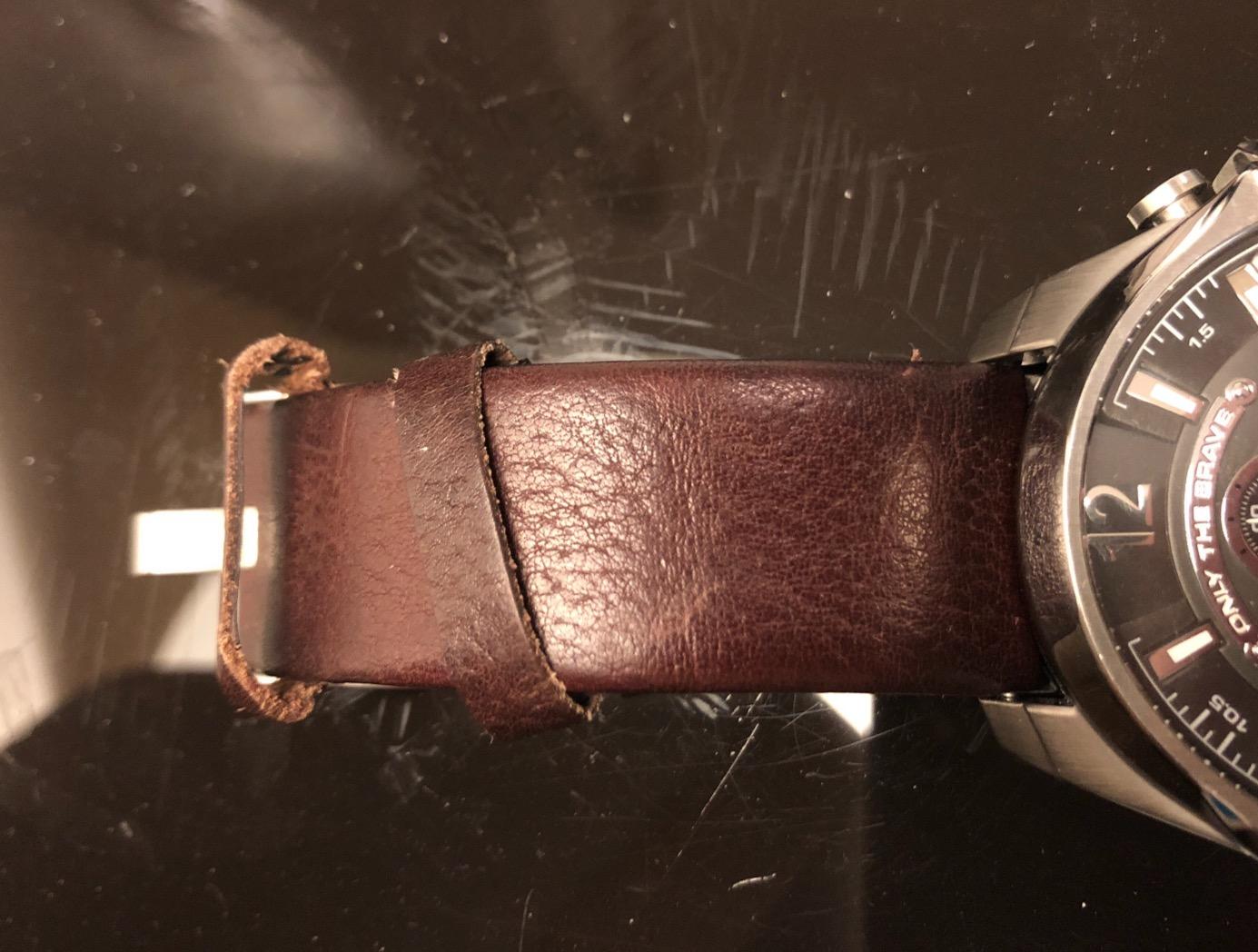 Brown Leather Mega Chief Watch by Diesel customer photo 1