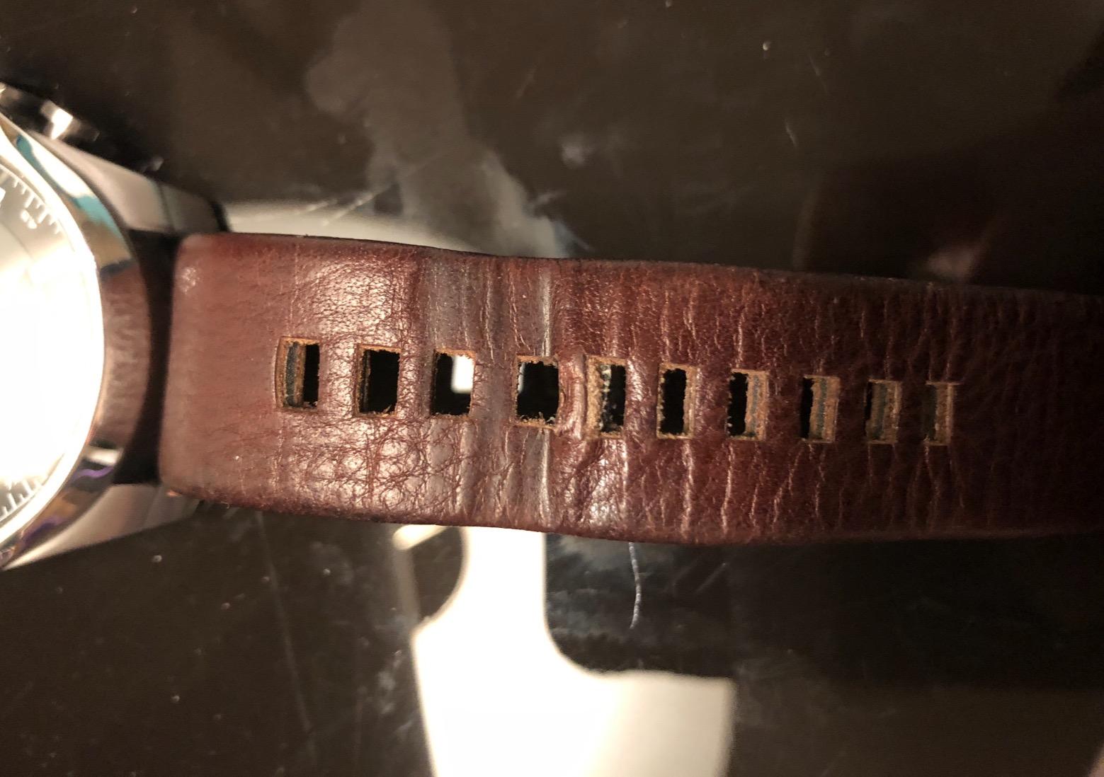Brown Leather Mega Chief Watch by Diesel customer photo 2