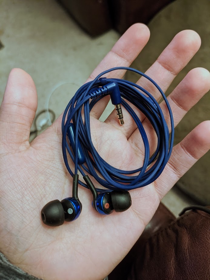 Sony MDREX100APL In-Ear Headphones Earbuds (Blue) customer photo 1