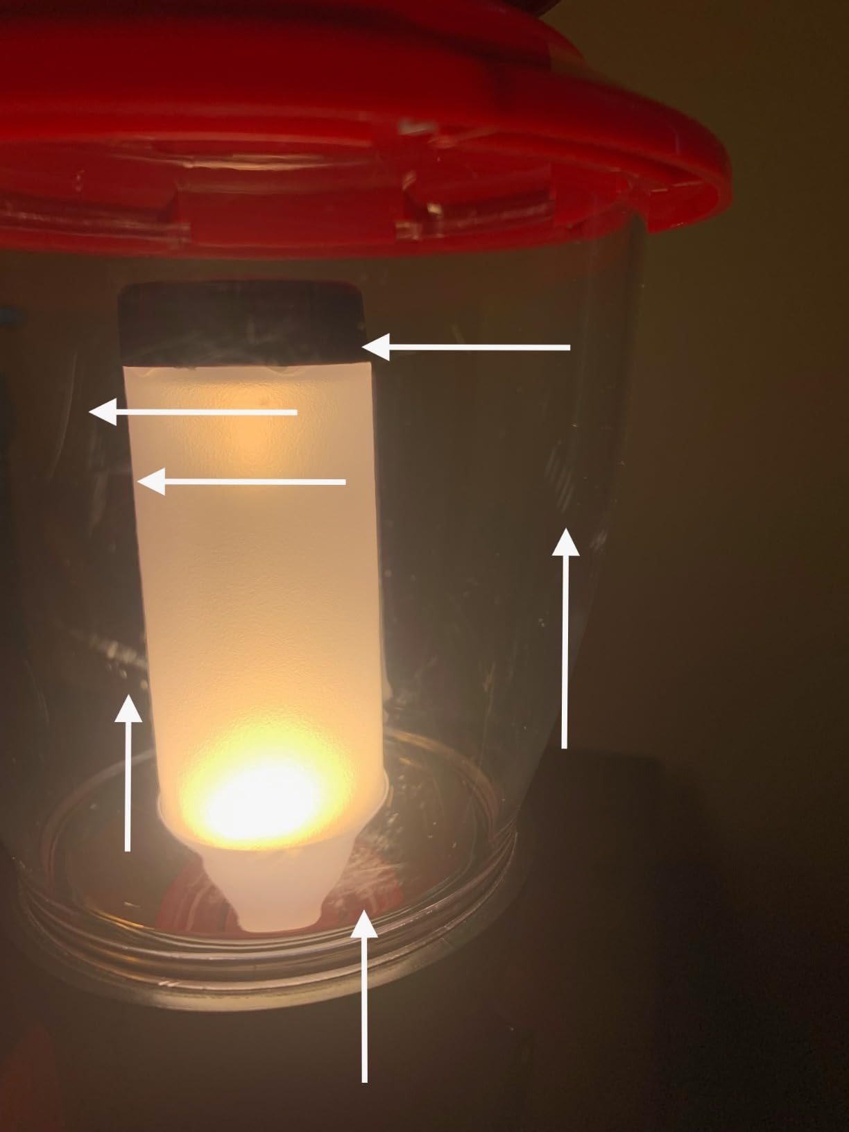 Coleman 400L LED Camping Lantern, Water-Resistant, Red customer photo 2