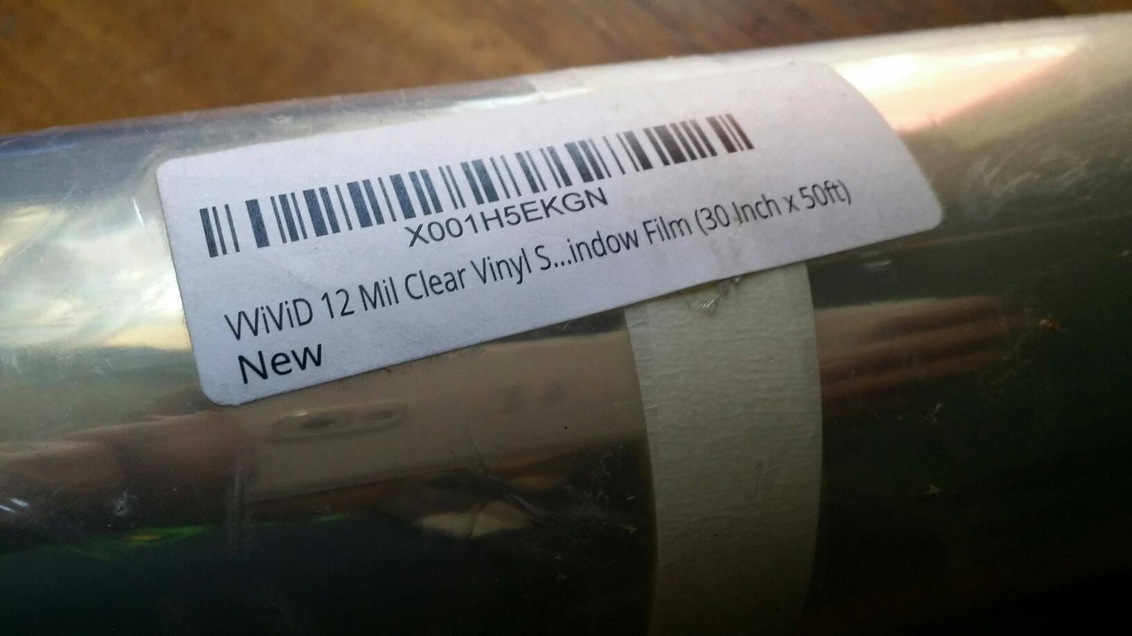 VViViD 12 Mil Clear Safety Window Film 30 Inch Wide x 10 ft Roll customer photo 2