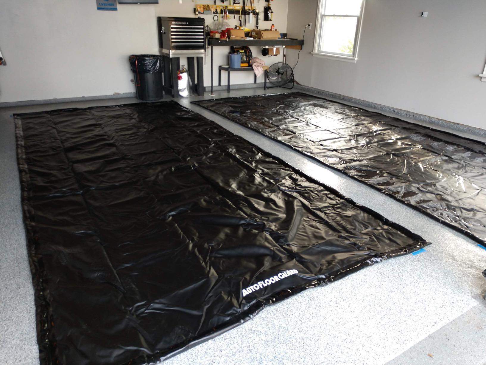 AutoFloorGuard Garage Containment Mat for SUVs & Trucks, 8.5 Ft x 20 Ft customer photo 2