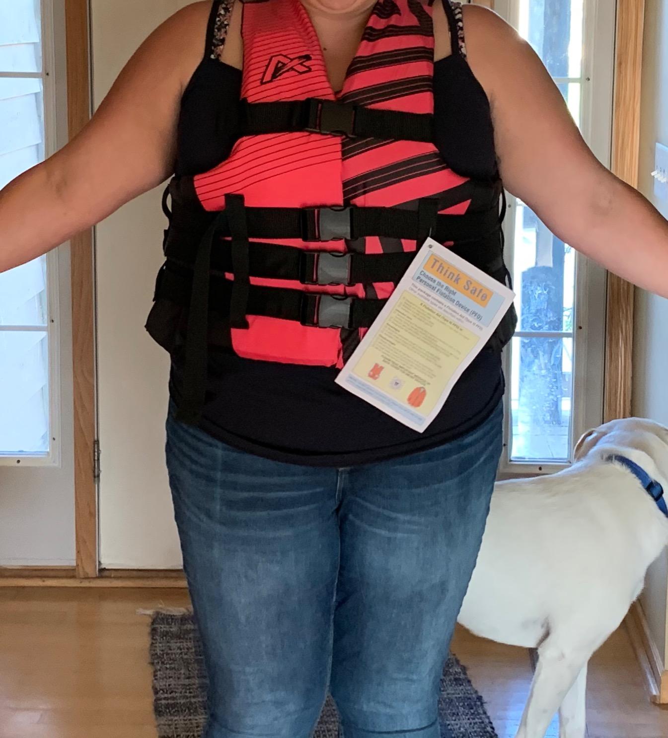 Airhead Trend Life Jacket for Adults & Kids - USCG Approved Life Vest for Men, Women, Youth & Child, Watersports Vest for Boating, Tubing & Swimming customer photo 2