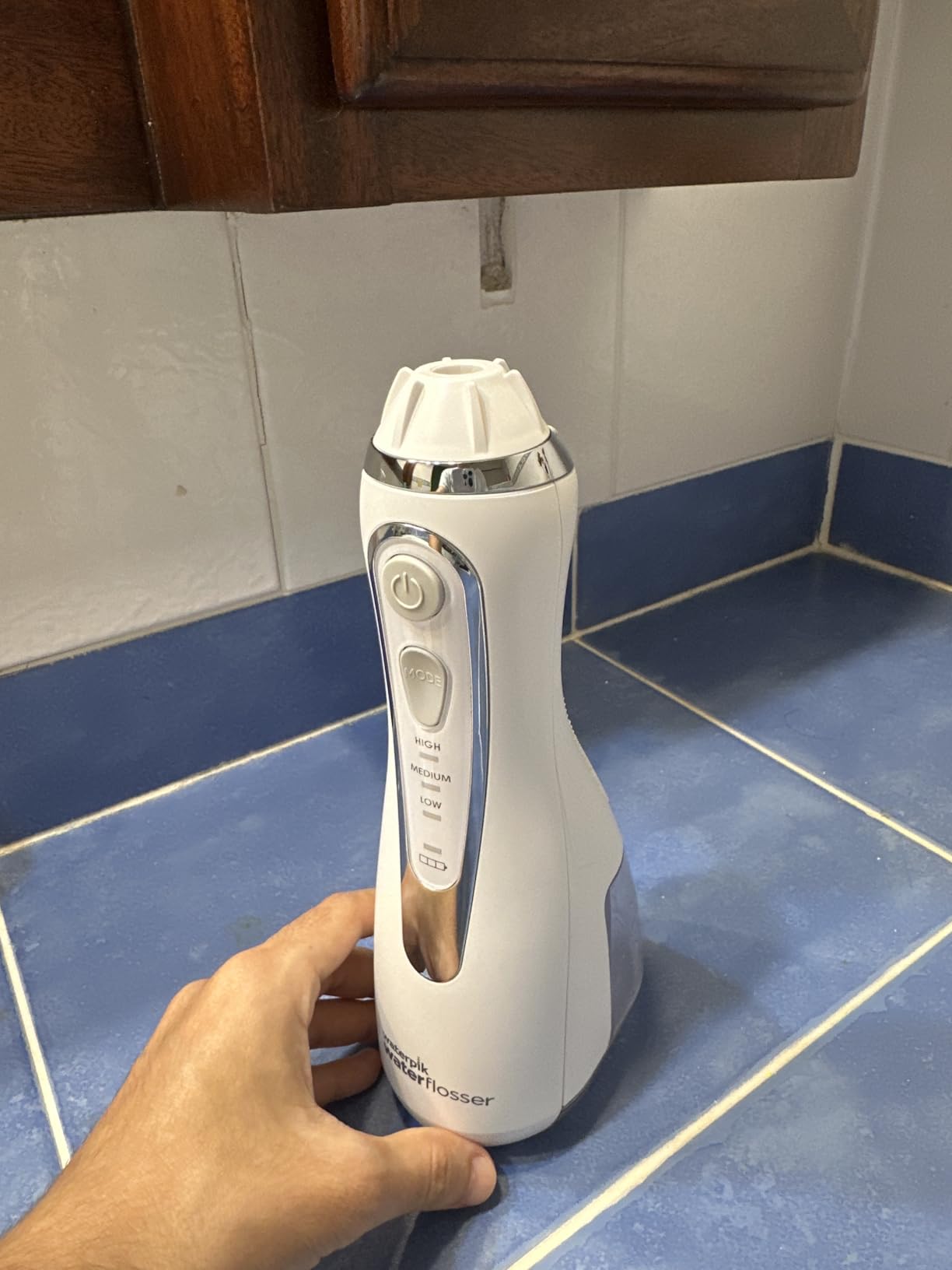 Waterpik Cordless Advanced Portable Water Flosser, Rechargeable, White customer photo 2