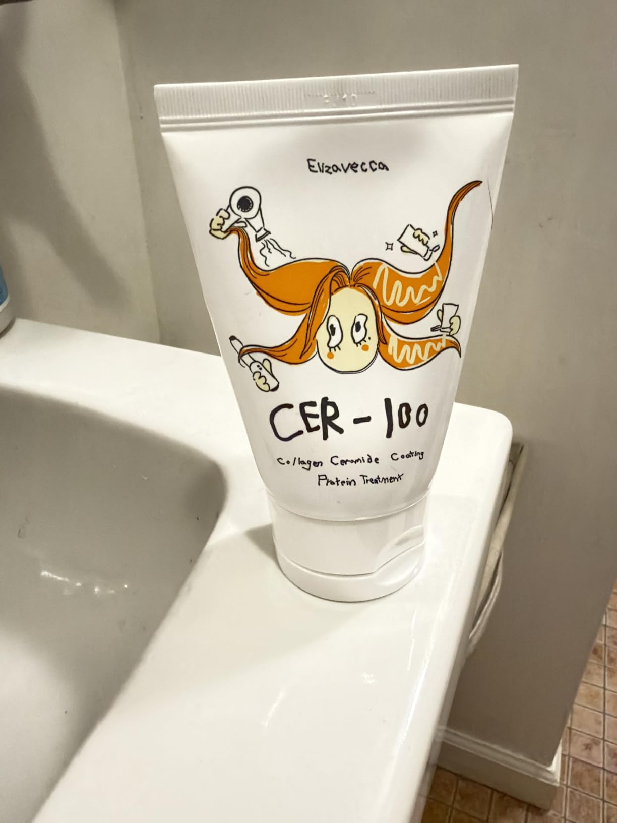 Elizavecca cer-100 collagen coating hair protein treatment 100ml customer photo 2
