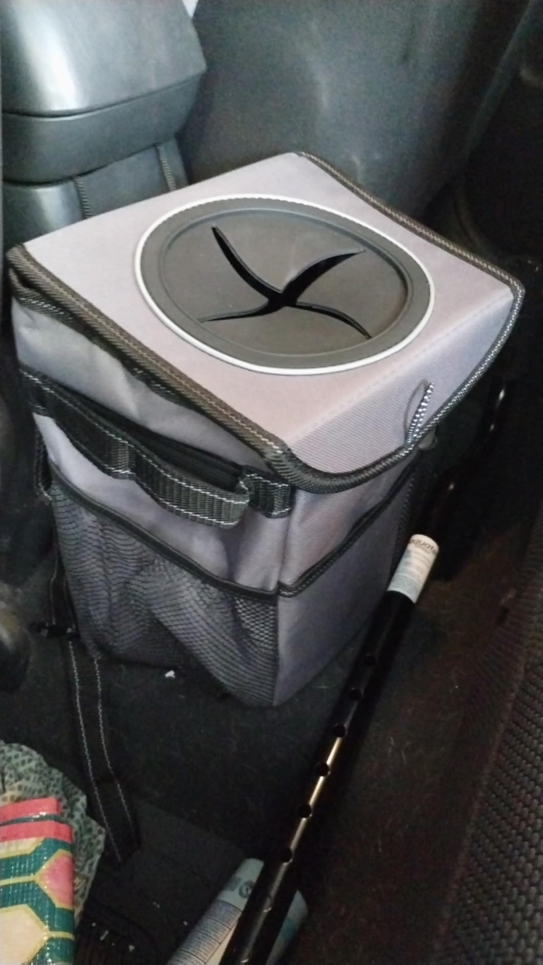 High Road StashAway Heavy Duty Car Trash Can with Rubber Lid customer photo 1