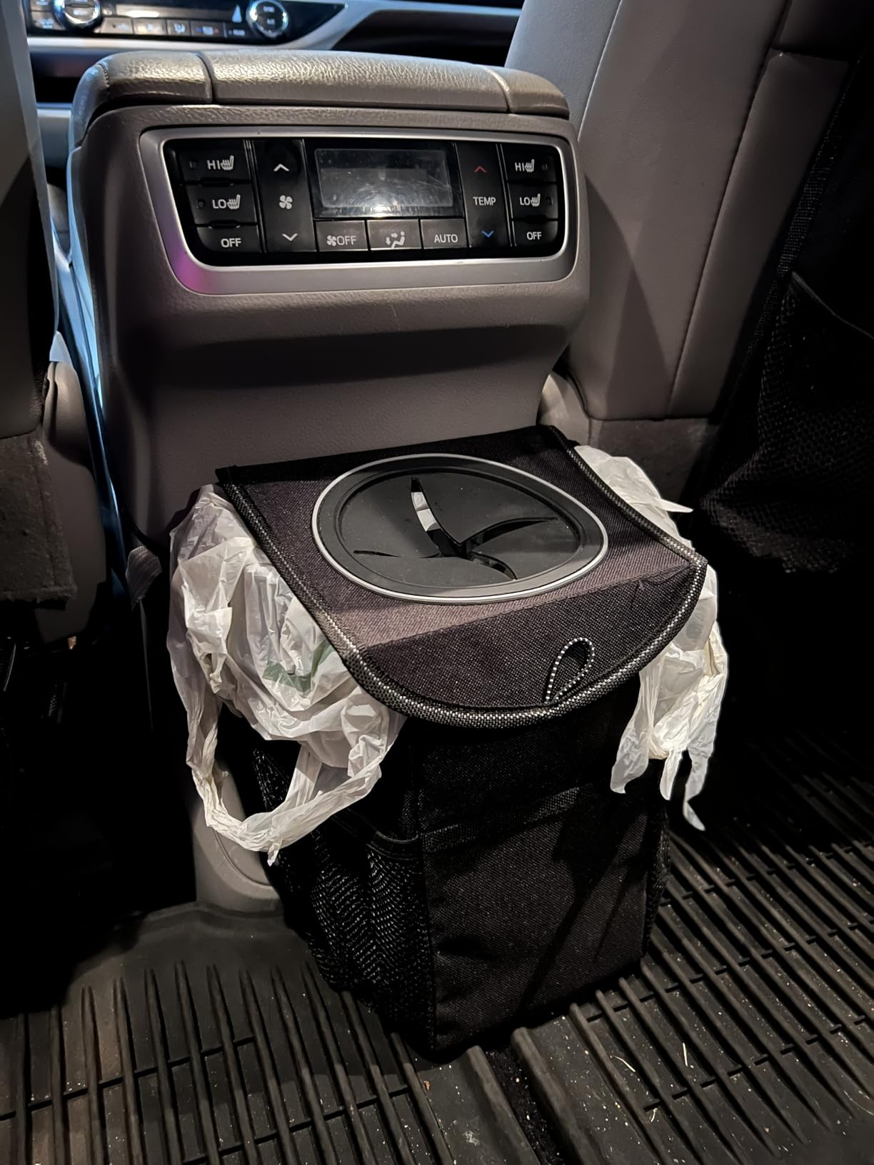 High Road StashAway Heavy Duty Car Trash Can with Rubber Lid customer photo 2