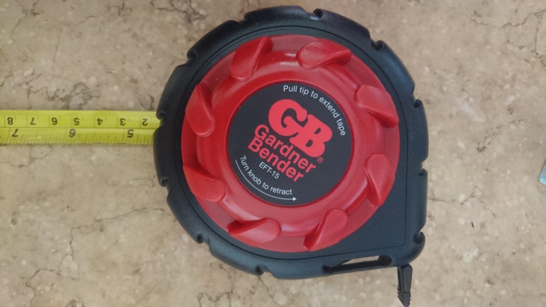 Gardner Bender EFT-15 Mini Cable Snake, 15 Ft Steel Fish Tape, Electrical Wire Fishing Tape, Red & Black customer photo 1
