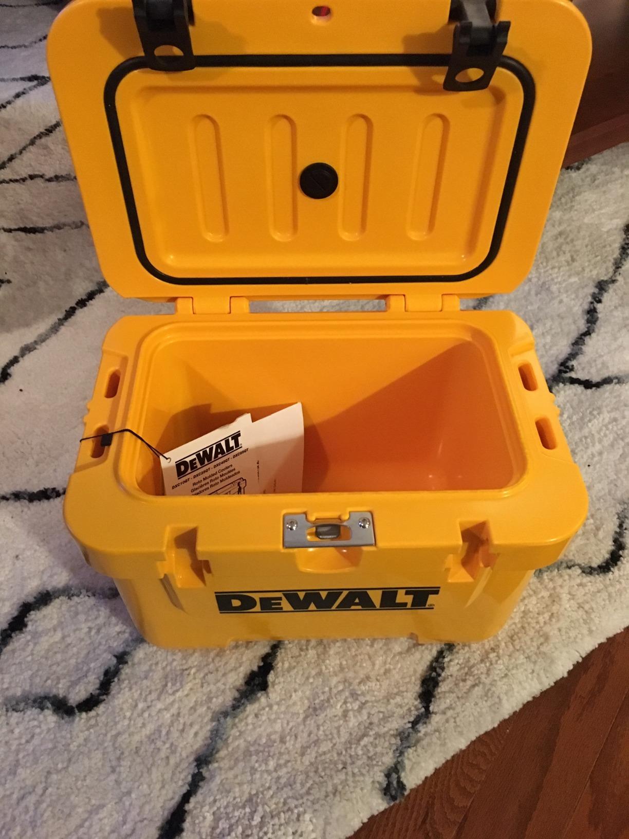 DEWALT 65 Qt Hard Sided Thick Wall Insulated Portable Ice Chest-Cooler customer photo 2