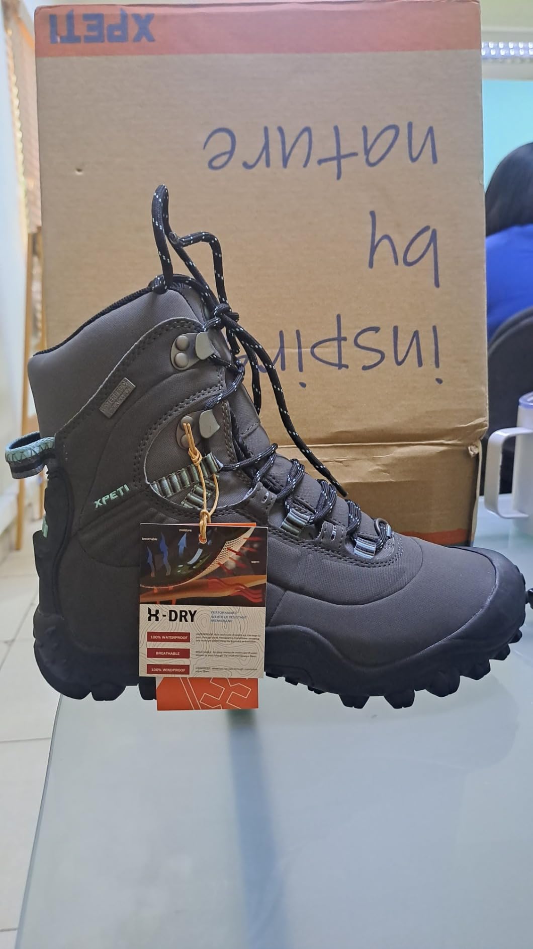 XPETI Women's Thermator Mid High-Top Waterproof Outdoor Hiking Boot customer photo 1