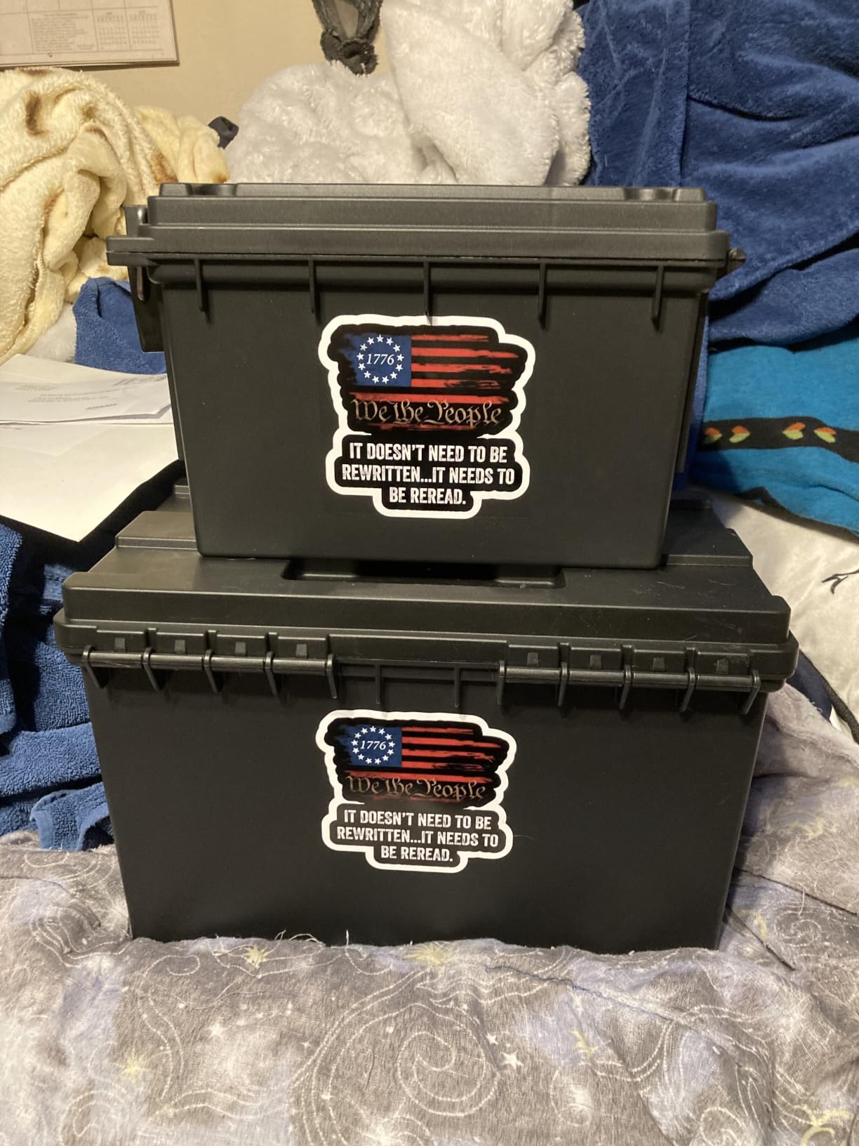 Sheffield 12629 Ammo Box Made in USA, Stackable Lockable Ammo Storage Box customer photo 2
