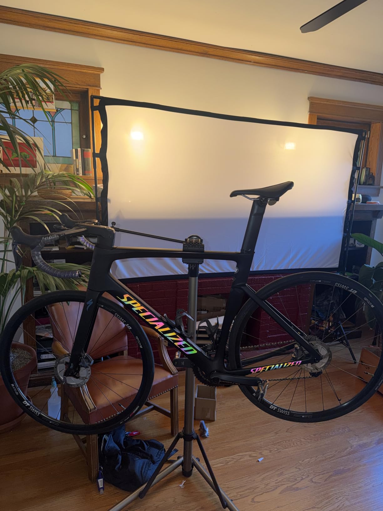 CXWXC Bike Repair Stand -Shop Home Bicycle Mechanic Maintenance Rack customer photo 1