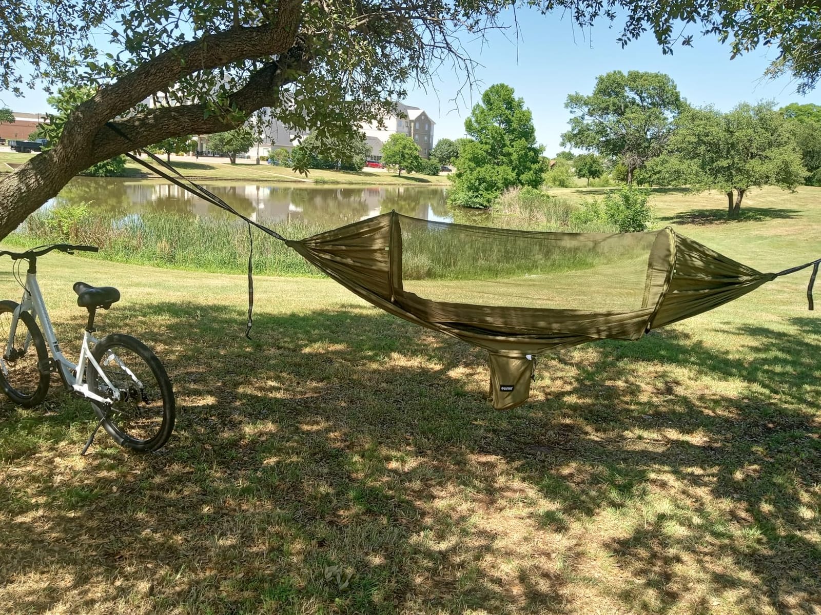 G4Free Large Camping Hammock for Outside with Mosquito Net 2 People Hammock customer photo 1
