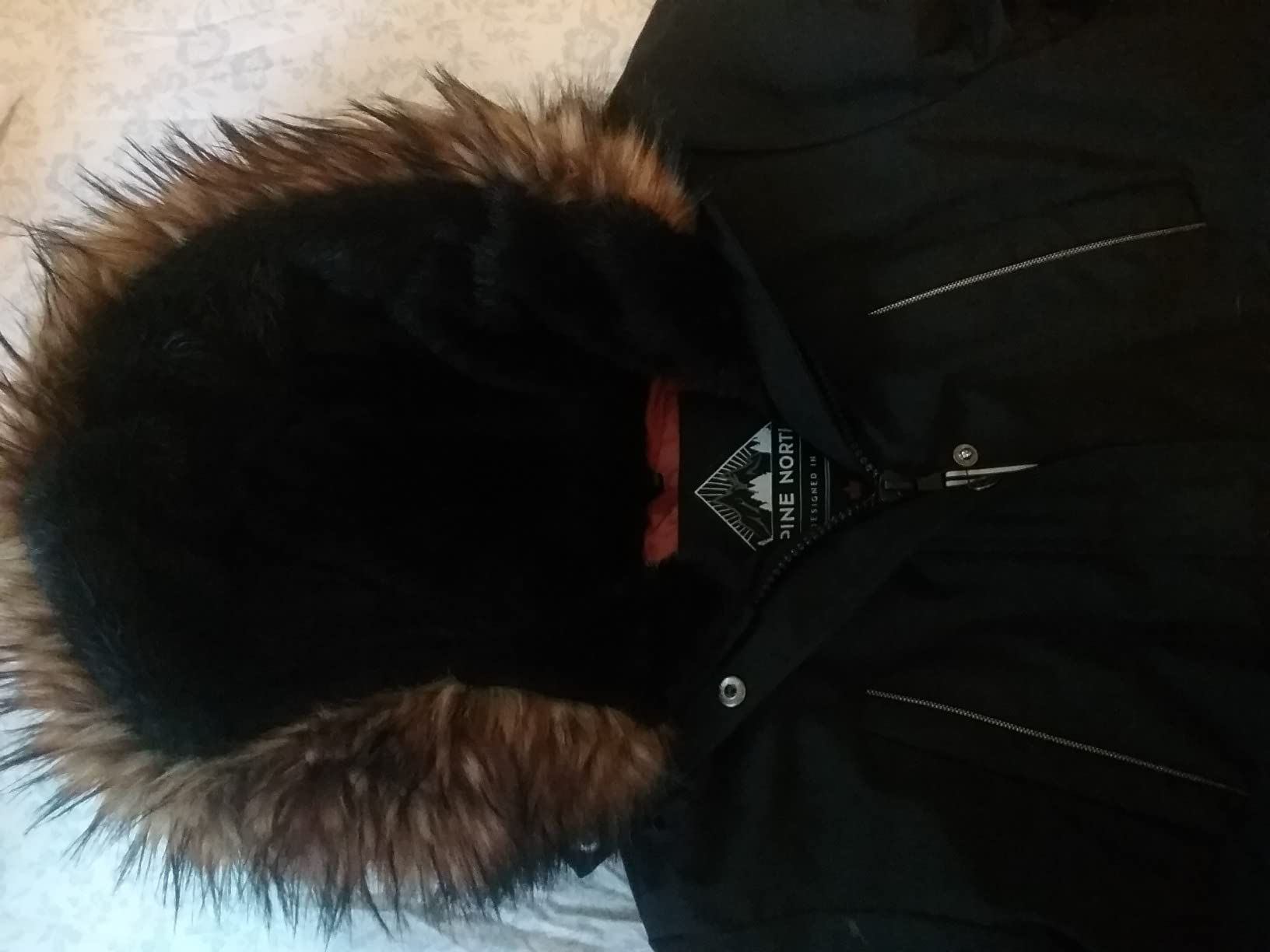 ALPINE NORTH Laurentian Women’s Vegan Down Long Parka Jacket with Faux Fur Hood customer photo 1