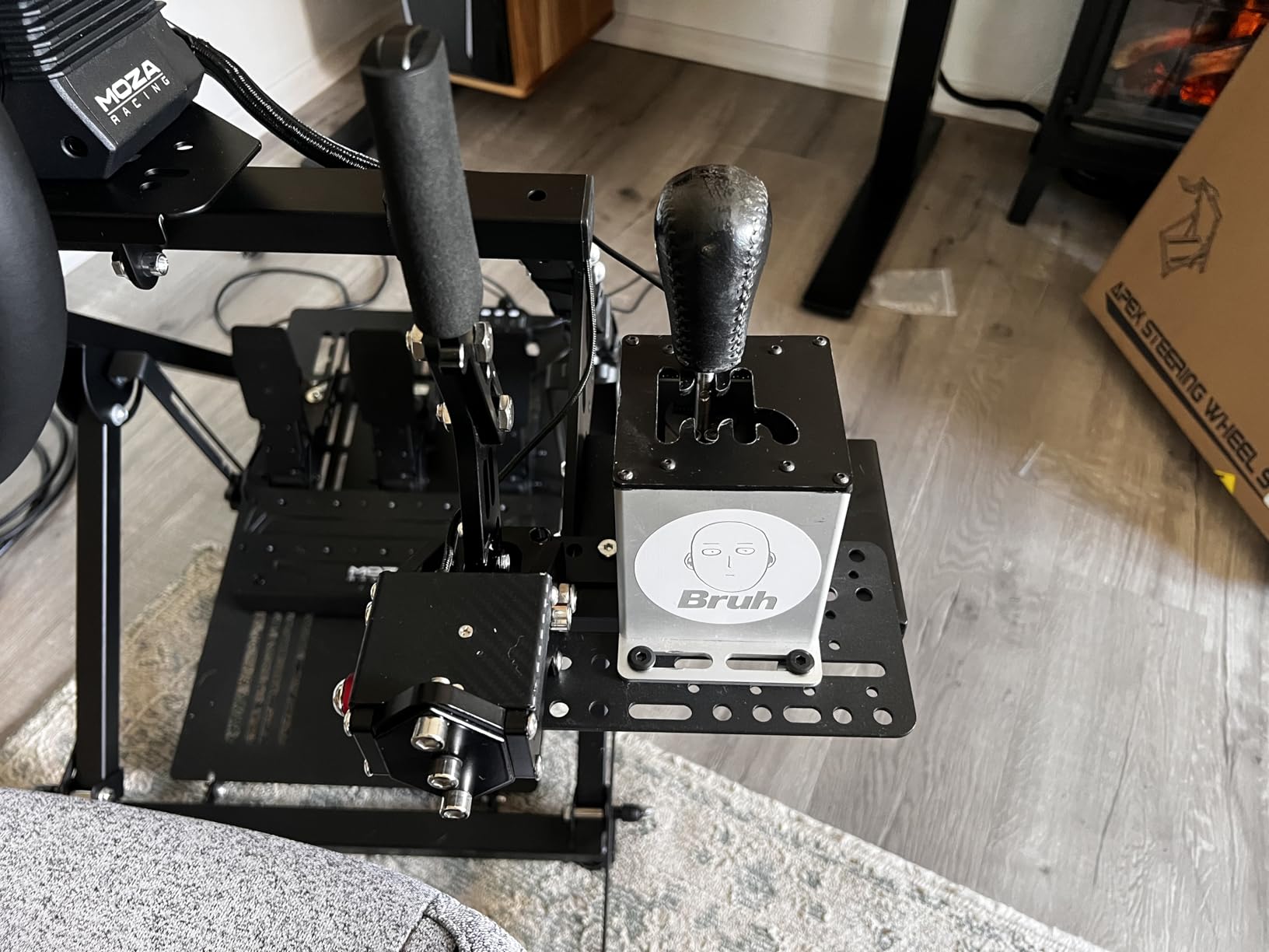 GT OMEGA Apex Racing Wheel Stand - Compatible with Logitech G29 and G920, Fanatec ClubSport, and Thrustmaster TX, T500, & T300, Foldable, Tilt-Adjustable for Racing Control customer photo 1