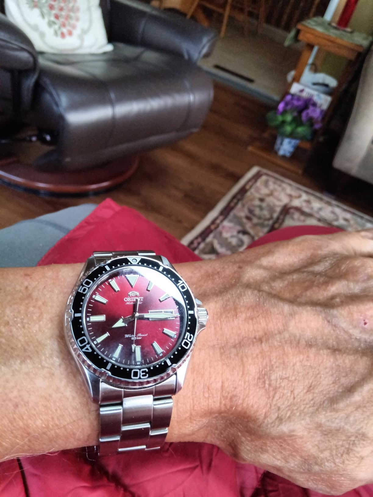 Orient Kamasu/Mako III Men's Automatic Manual Winding Sports Steel or Silicone Divers' Watch with Screw Crown and Sapphire Crystal customer photo 1