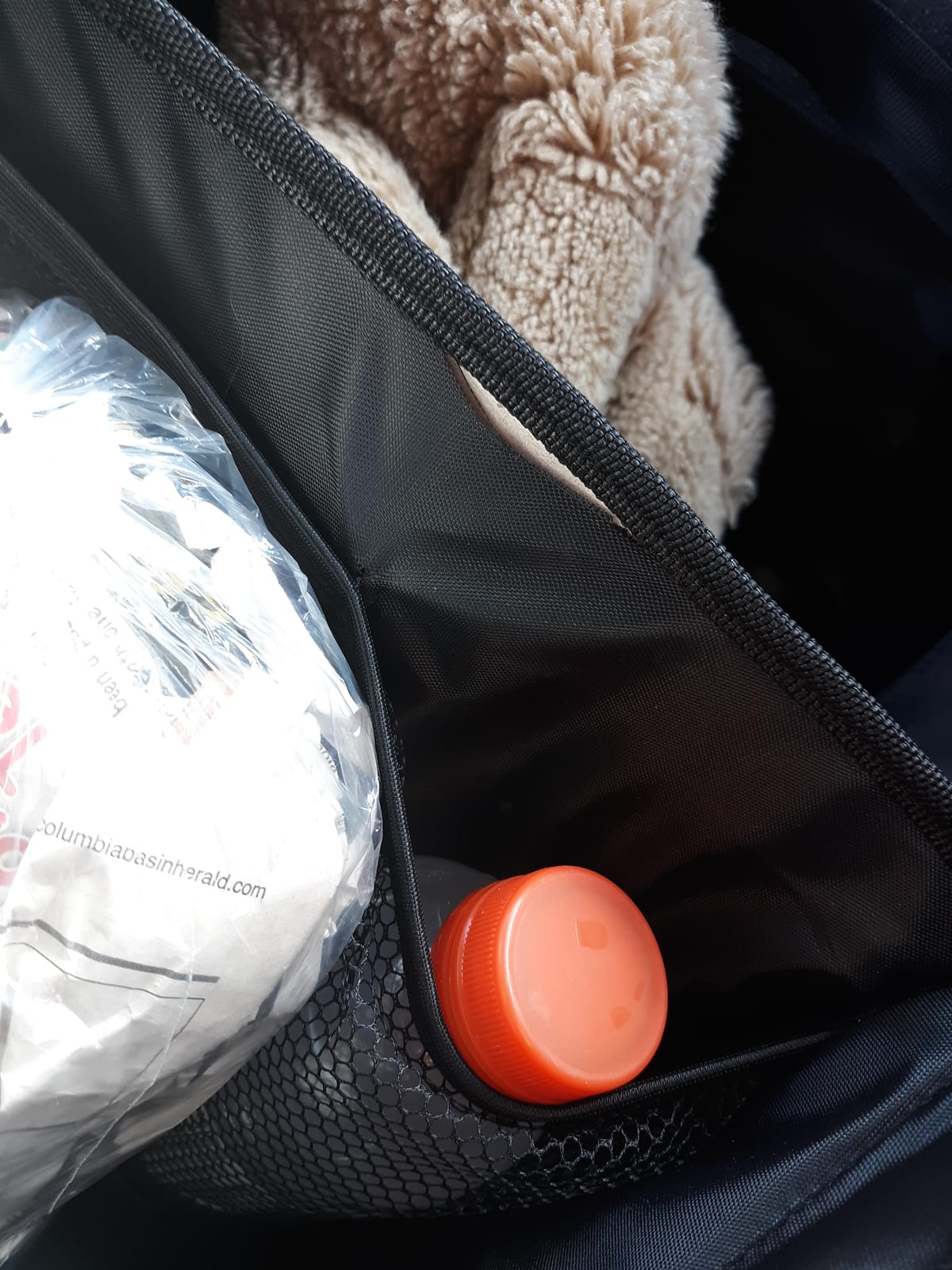 Masirs Back Seat Car Organizer, Neatly Organize Items While Traveling, Folds Flat for Easy Trunk Storage customer photo 2