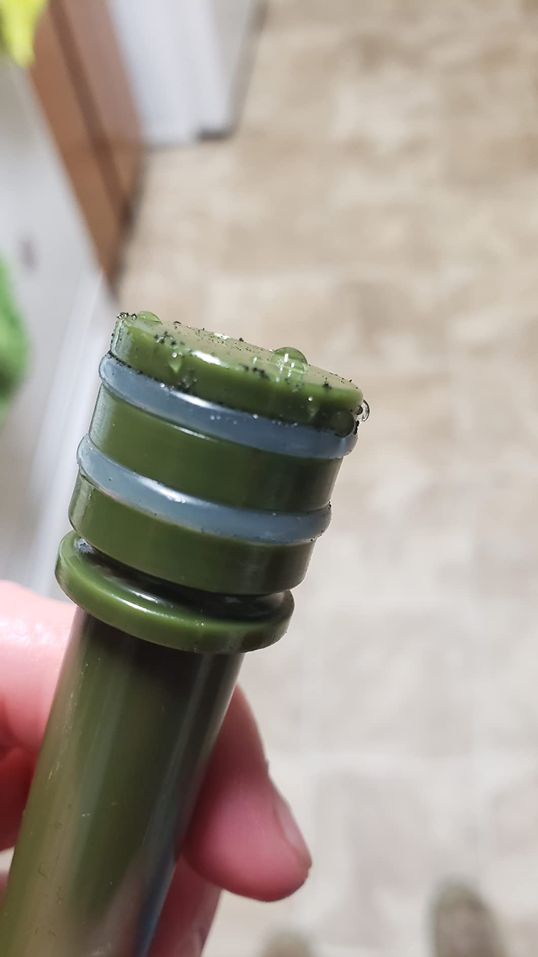 Purewell Water Hand Purifier Pump with Replaceable Carbon 0.01 Micron Water, Stages, Portable Outdoor Emergency and Survival Gear - Camping, Hiking, Backpacking(Green) customer photo 2