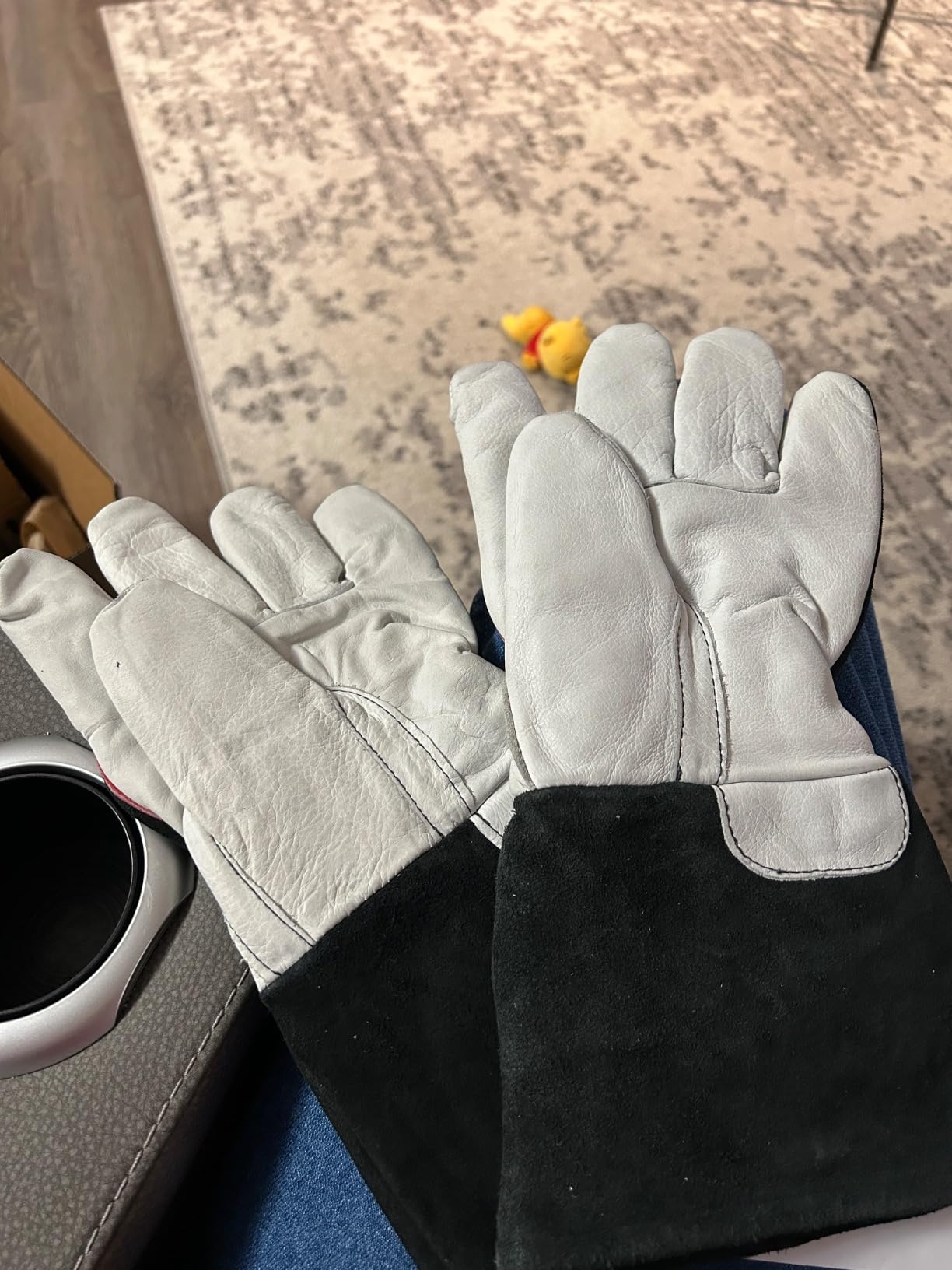 Lincoln Electric DynaMIG HD Professional MIG Welding Gloves | Comfort & Heat Resistance | Large | K3806-L Black customer photo 1