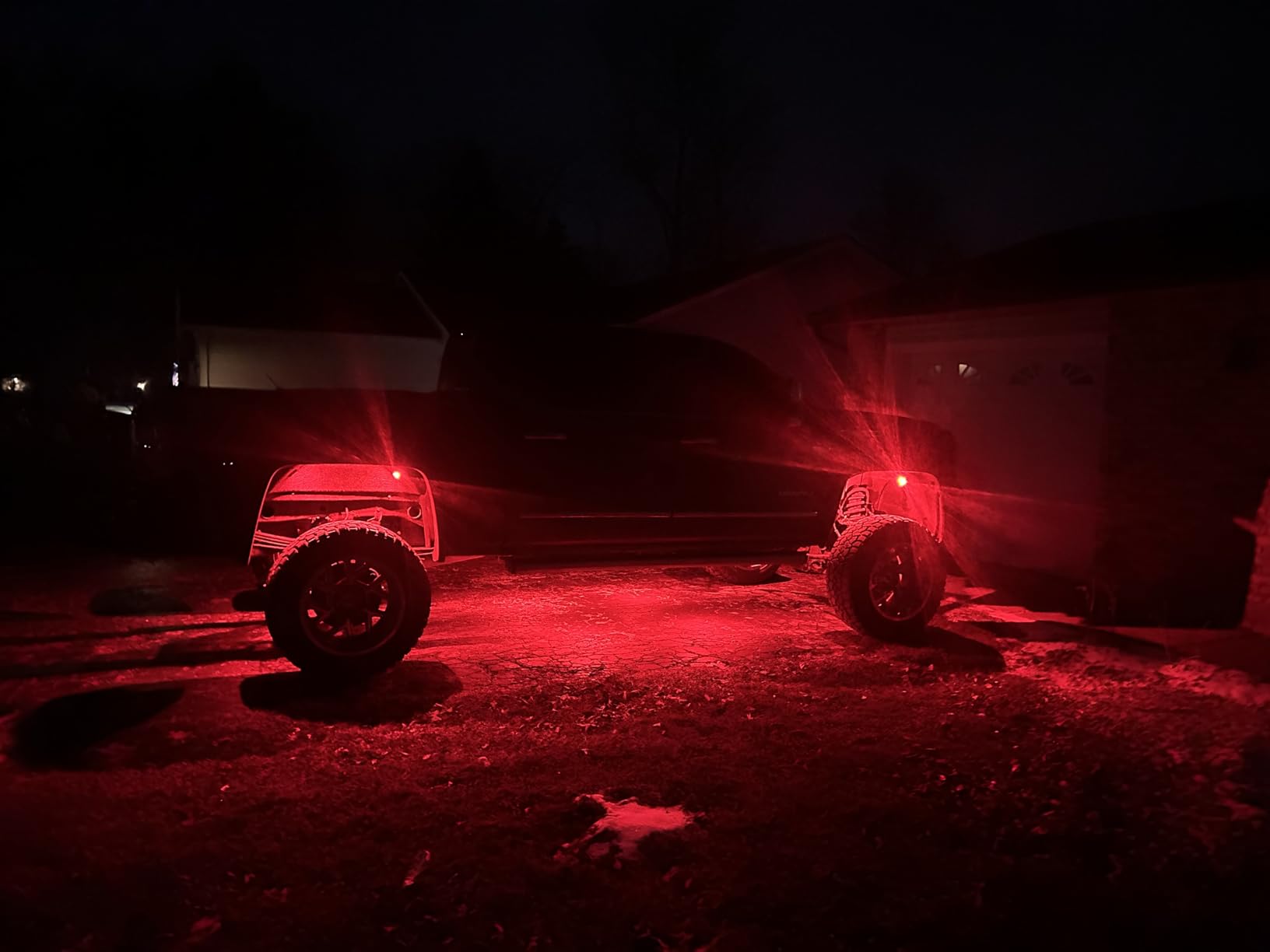 MICTUNING C1 8 Pods RGBW Rock Lights Kit for Truck ATV UTV SUV Boat customer photo 2