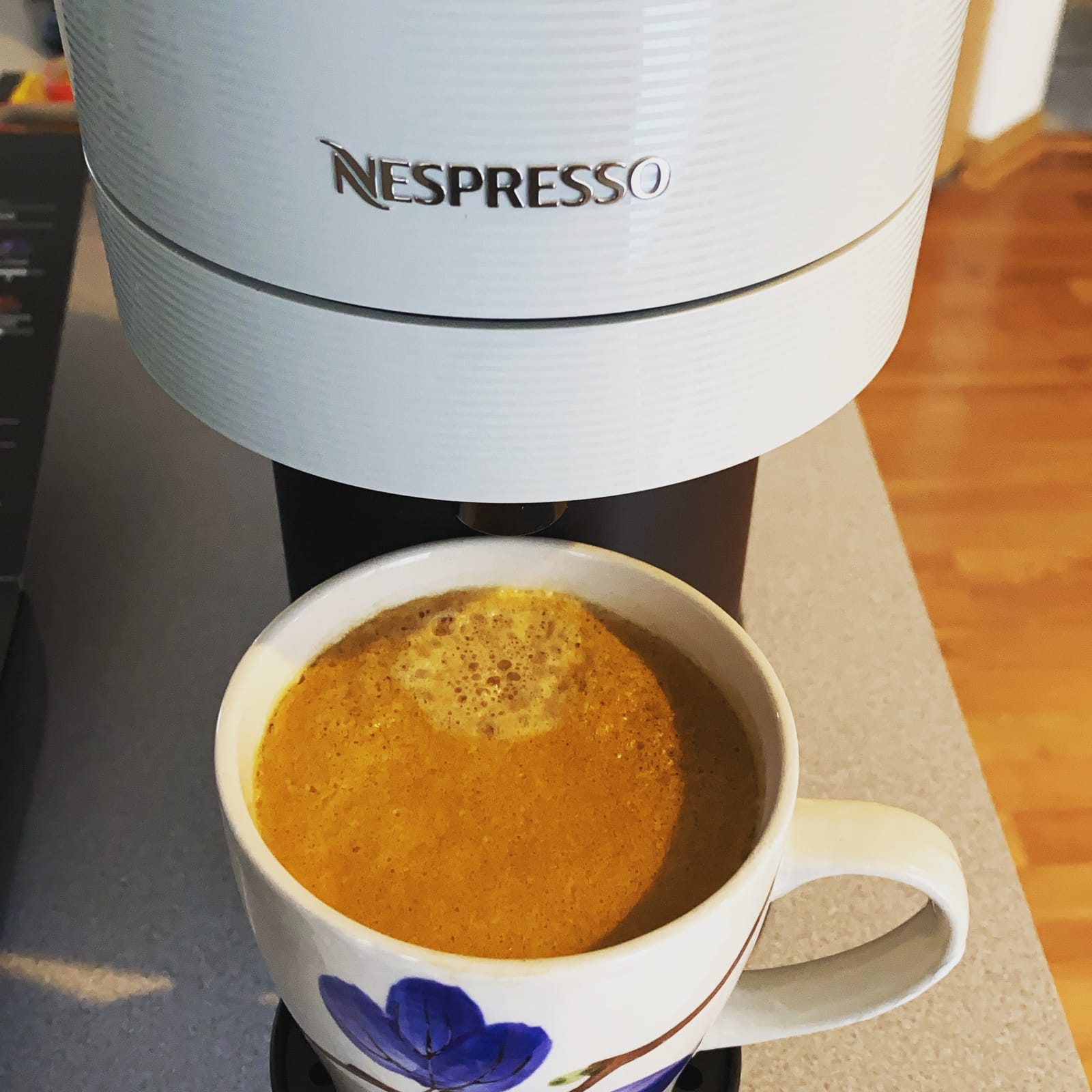 Nespresso Vertuo Next Coffee & Espresso Maker by Breville, Light Grey customer photo 2