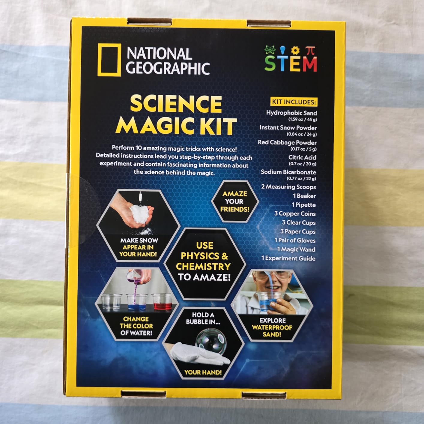 National Geographic Magic Chemistry Set with 10 Tricks for Kids Ages 8-12 customer photo 1