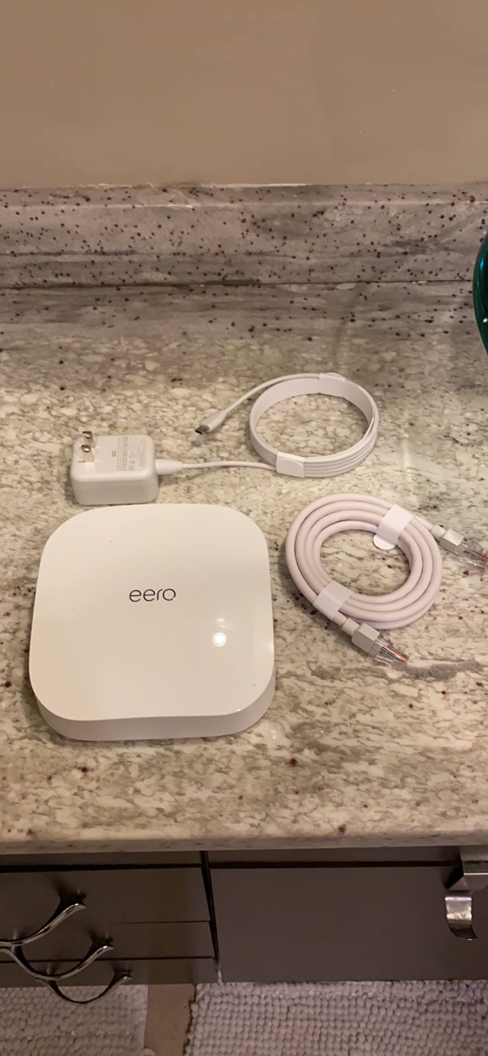 Like-New Amazon eero Pro 6 tri-band mesh Wi-Fi 6 router with built-in Zigbee smart home hub customer photo 1