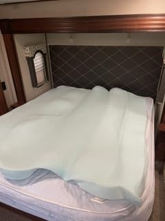 Serta ThermaGel 3-Inch Gel Memory Foam Mattress Topper, King customer photo 1