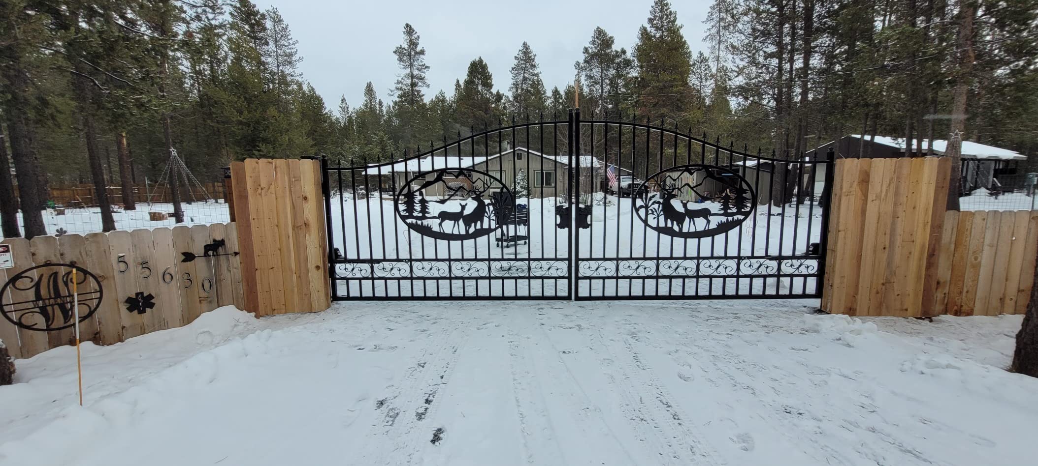 TOPENS AT602 Dual Swing Gate Opener Medium Duty customer photo 2
