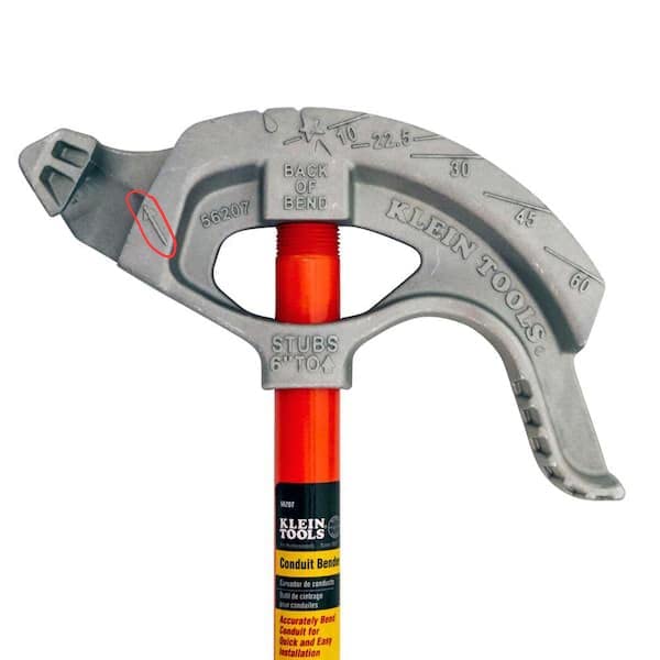 Klein Tools 51607 Aluminum Conduit Bender Full Assy, 3/4 EMT, 1/2 RMC & IMC customer photo 2