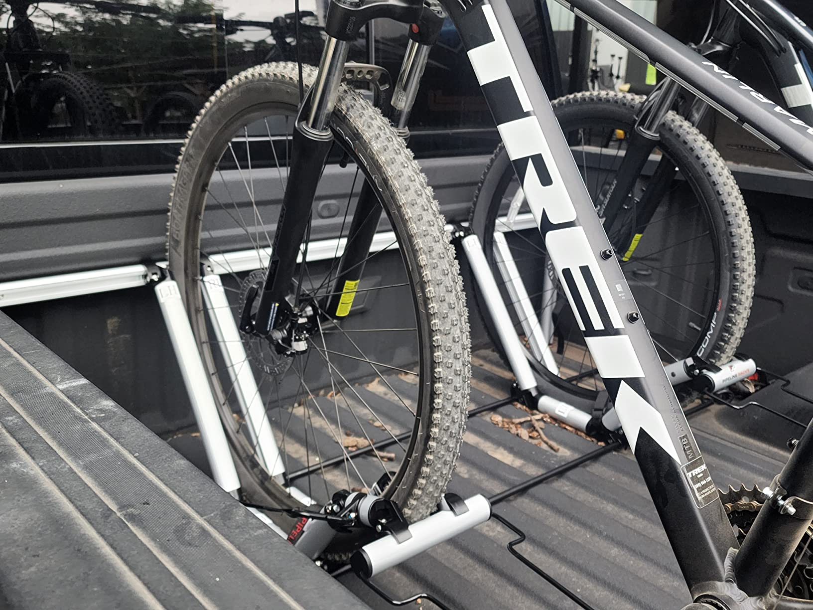 Truck Bed Bike Rack - All-Aluminum Truck Bed 2 Bike Rack Full Size Trucks- Holds 2 Standard Bikes - Effort-Free Installation customer photo 2