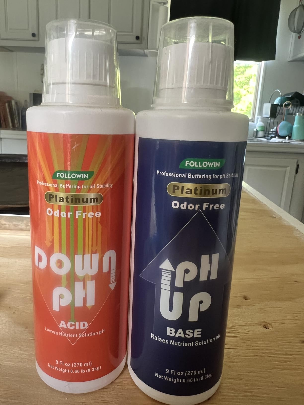 FOLLOWIN pH Up and Down Control Kit for Hydroponics and Soil Gardens customer photo 1