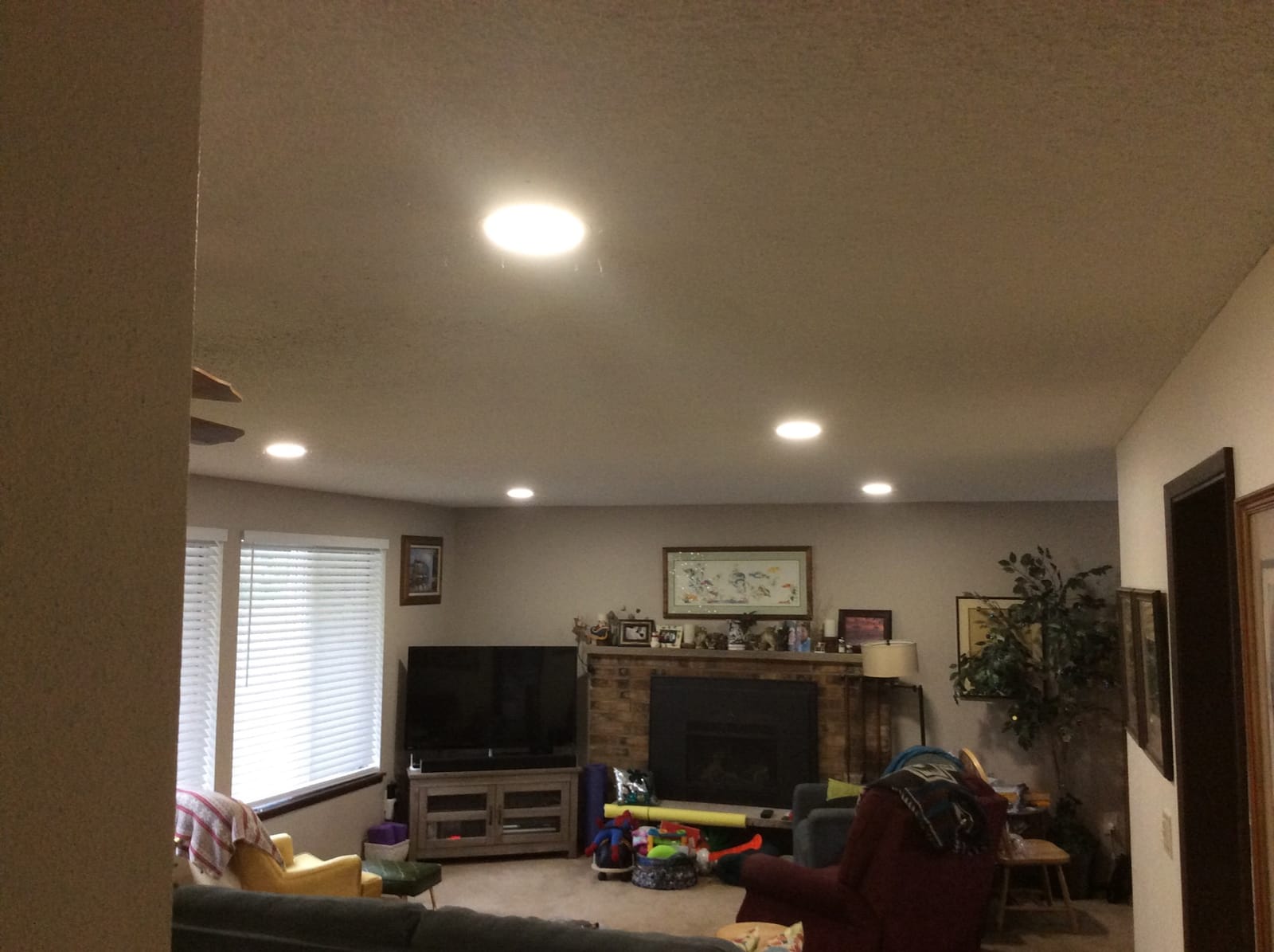 Amico 6 Pack 6 Inch LED Recessed Light with Junction Box, 5CCT, 1050LM, 12W customer photo 2