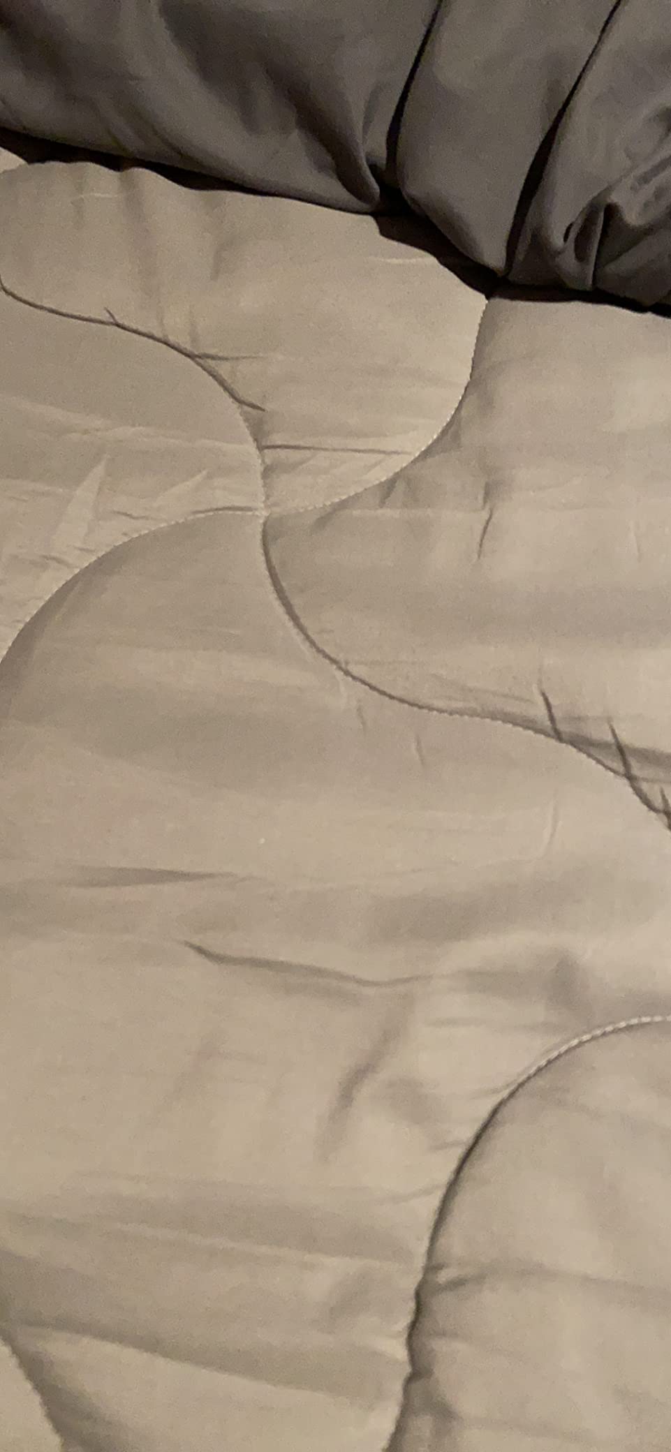 SLEEP ZONE Cooling Mattress Topper Queen Mattress Pad, Quilted Fitted Mattress Cover, Machine Washable, Soft Fluffy Down Alternative, Deep Pocket 8~21 inch (White, Queen) customer photo 1