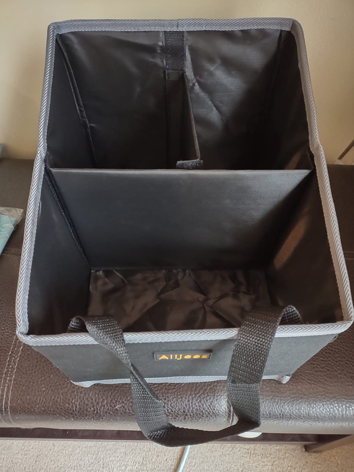 Car Seat Organizer - Backseat Car Organizer with Cup Holders, Car Storage Organization for Front Back Passenger Seat, Road Trip Essentials Kids for Travel Car Accessories, Black customer photo 1