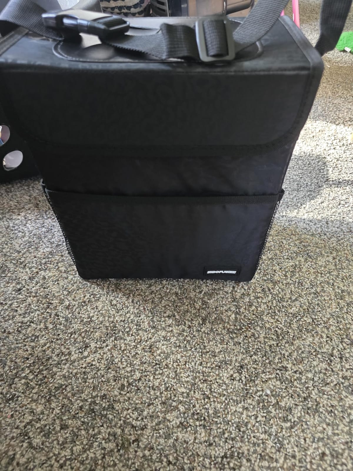 SIBOFUEGO Cute Car Trash Can with Lid, Collapsible, Leak-Proof, 2 Gallon customer photo 2