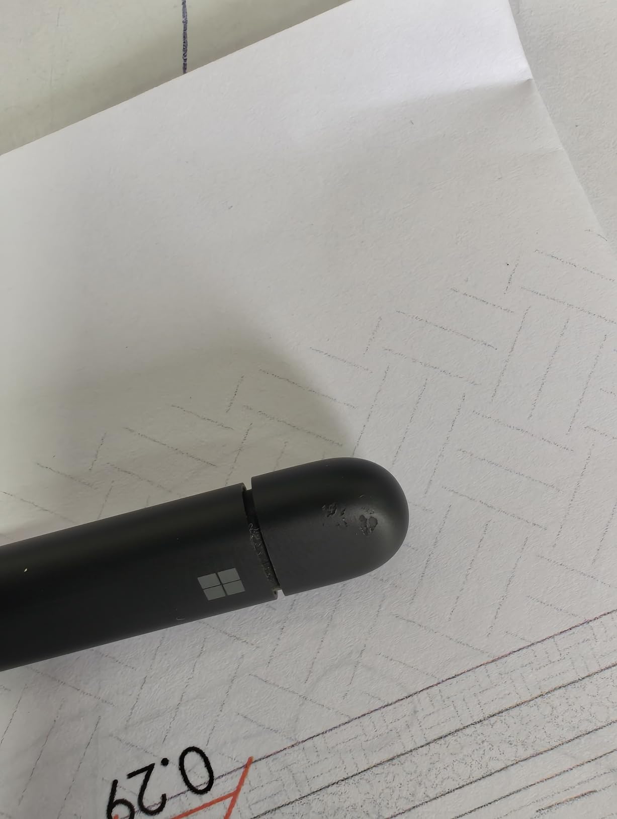 Microsoft Surface Slim Pen 2 Matte Black - Bluetooth 5.0 Connectivity - 4,096 points of pressure sensitivity - Create in real time with zero force inking - Take notes naturally with haptic motor - Sha customer photo 2
