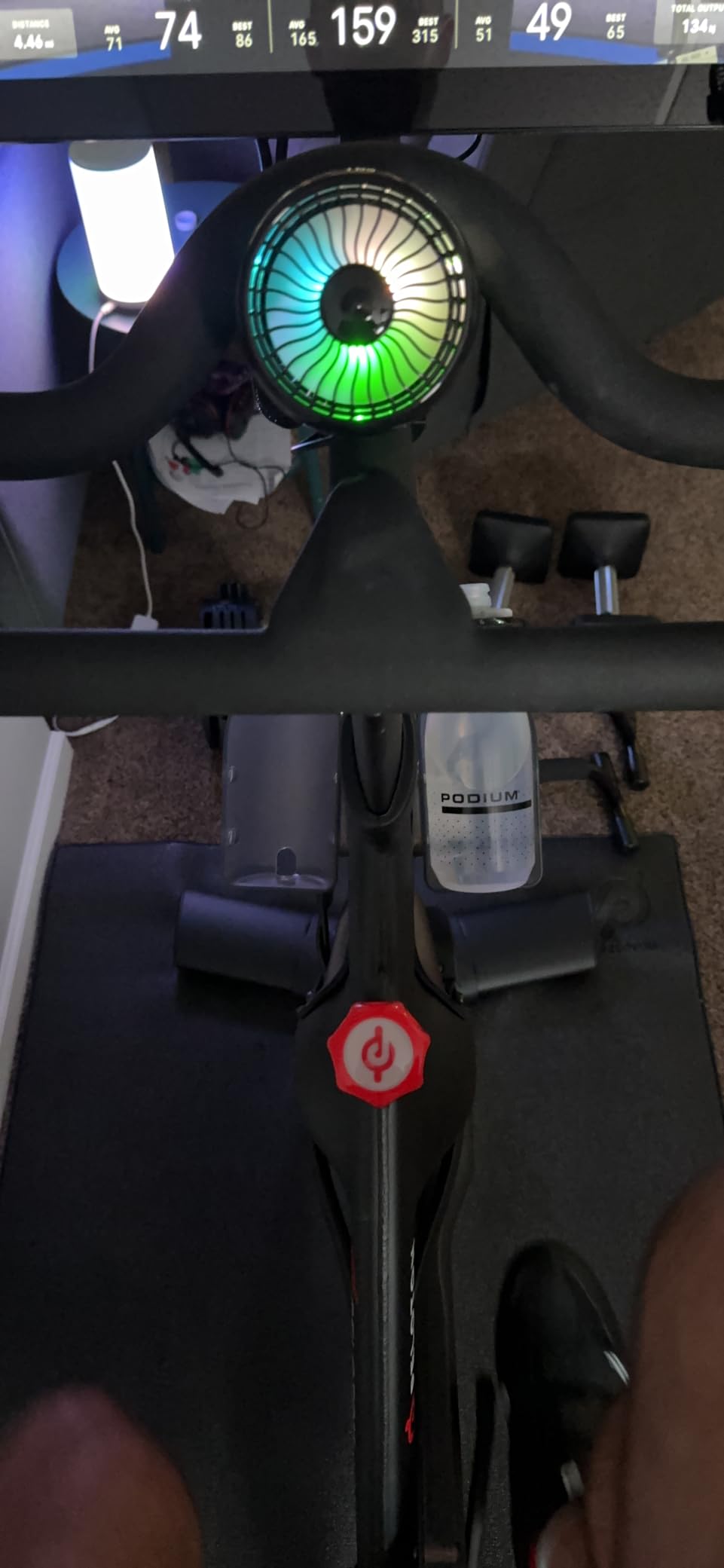 TrubliFit Fan for Peloton Bike & Peloton Treadmill - Accessories for Peloton - Fits Original Bike, Bike+ or Tread - No Batteries or Charging Required customer photo 1