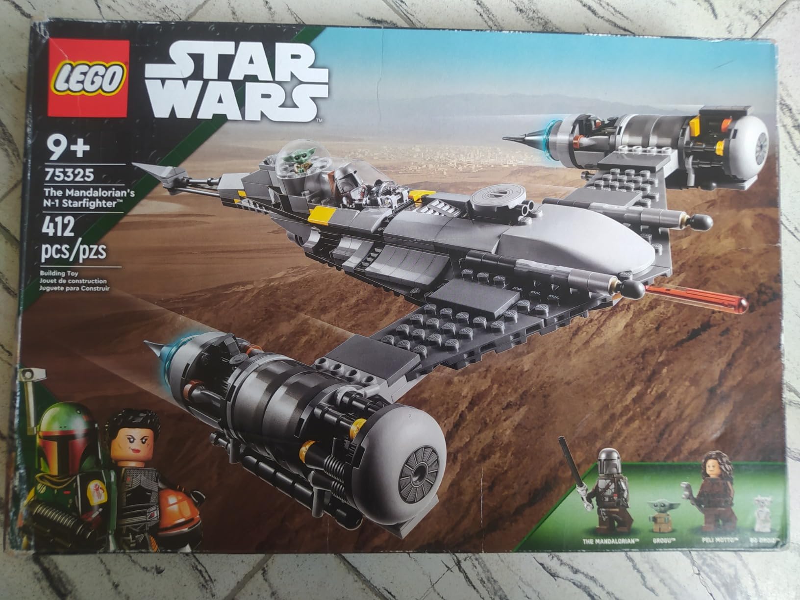 LEGO Star Wars The Mandalorian's N-1 Starfighter 75325 Building Set - The Book of Boba Fett, Featuring Baby Yoda Grogu and Droid Toy Figures, Birthday Gift idea for Kids, Boys & Girls Ages 9+ customer photo 1