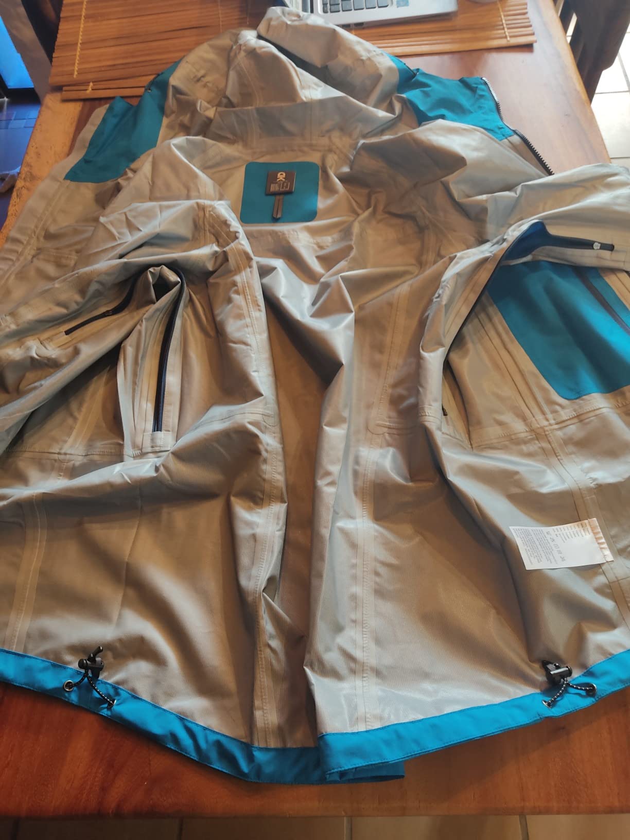 Little Donkey Andy Men's High-performance 3L Hard Shell Waterproof Rain Jacket Breathable Rain Gear for Hiking,Travelling customer photo 1