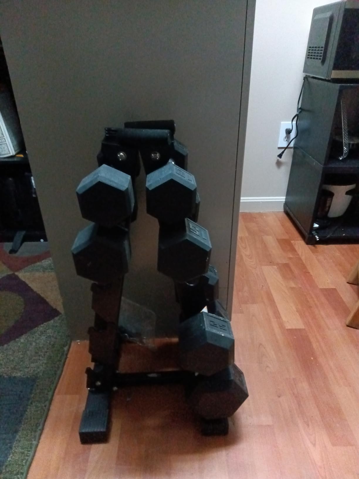 Dumbbell Rack Stand Only, Weight Rack for Dumbbells Compact A-Frame Home Gym Space Saver, 480/800 LBS Weight Capacity customer photo 1