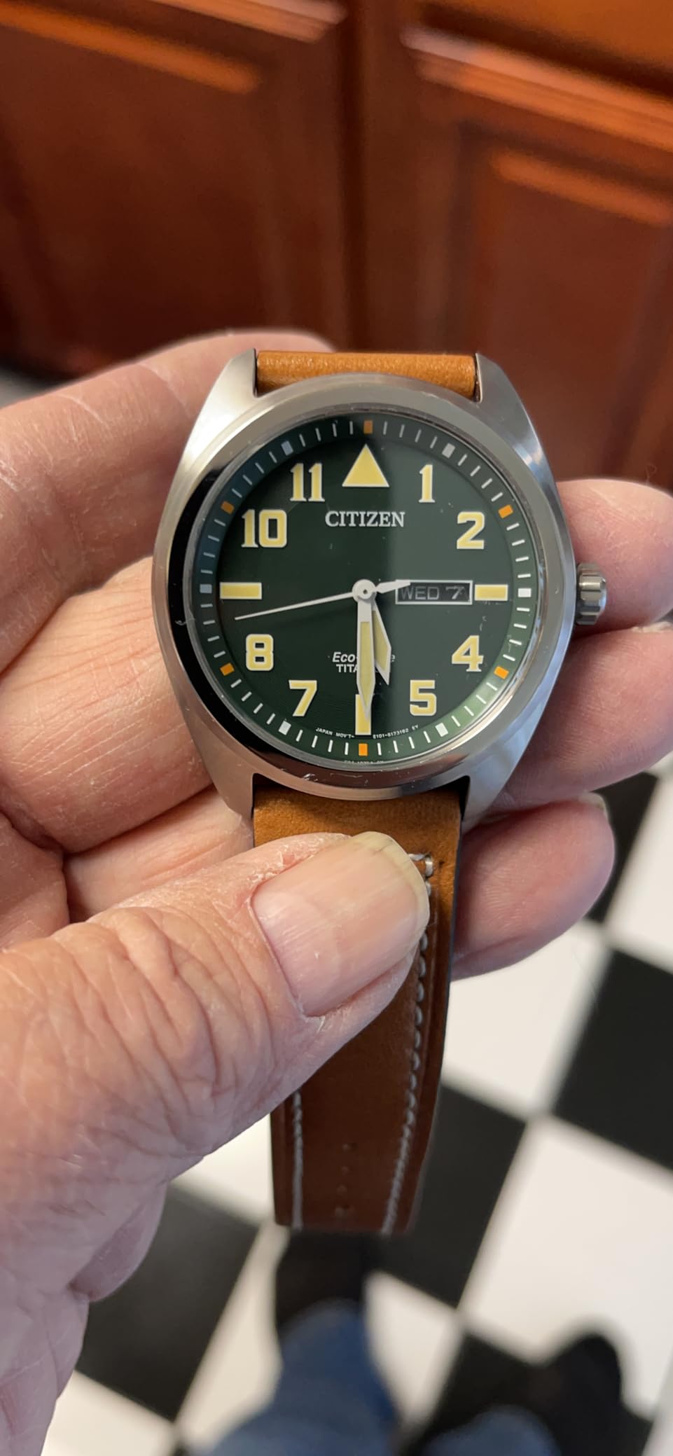 Citizen Men's Eco-Drive Weekender Garrison Field Watch in Super Titanium customer photo 2