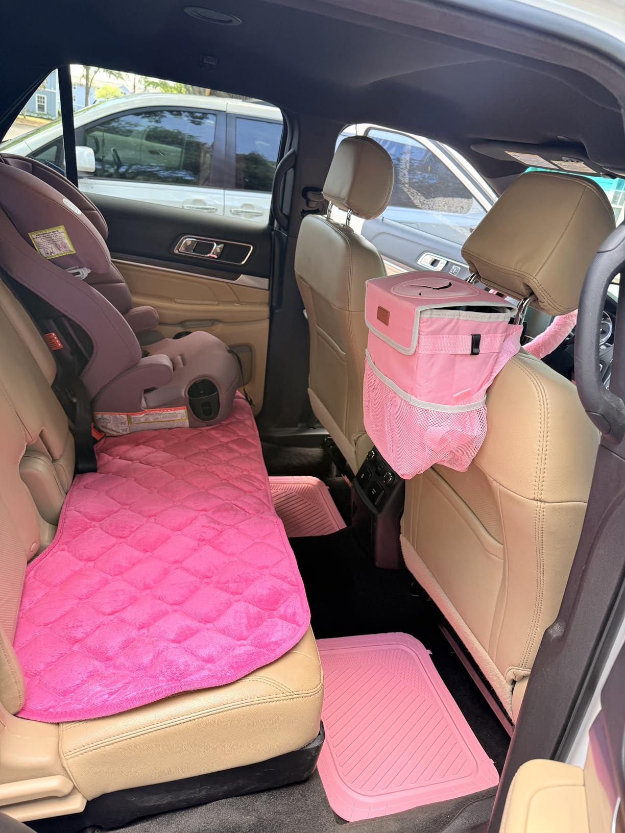 Vankor Car Trash Can with Lid Leak Proof Car Accessories for Women customer photo 1