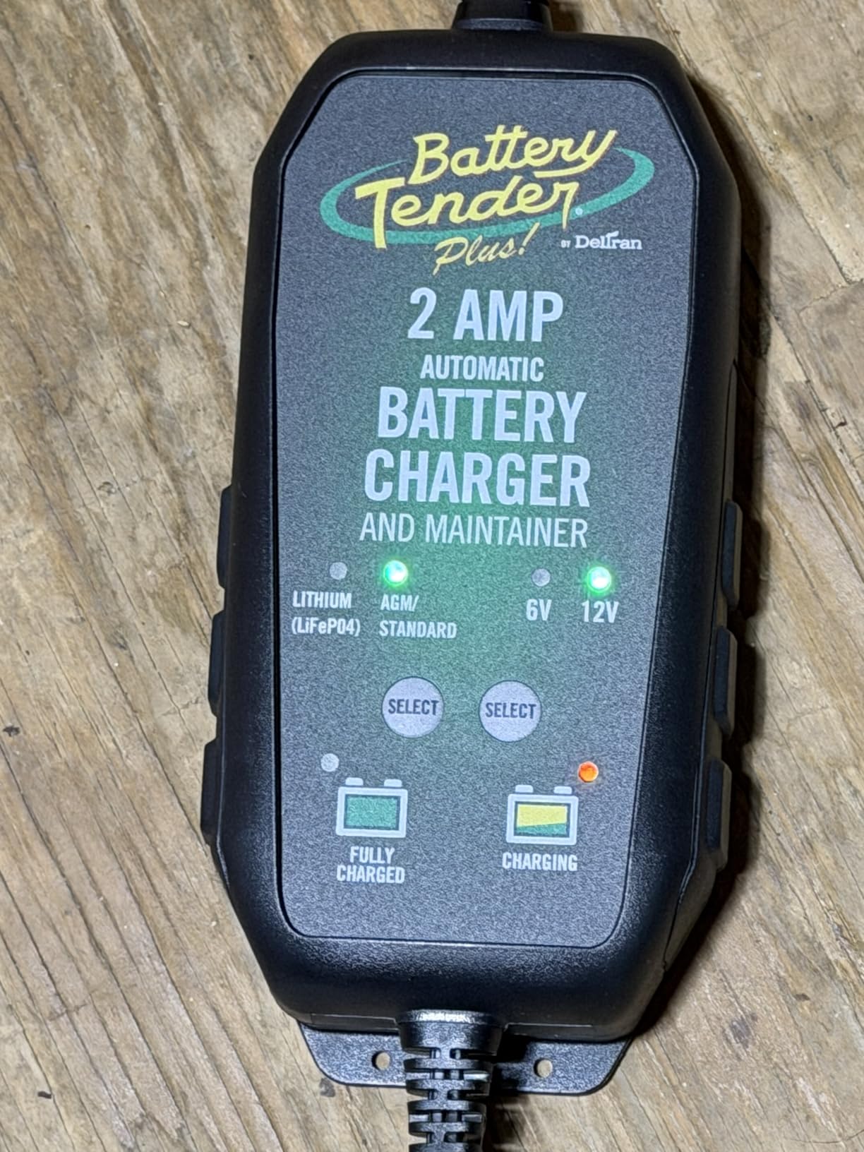 Battery Tender 6V/12V, 2 AMP Lead Acid & Lithium Selectable Battery Charger customer photo 1