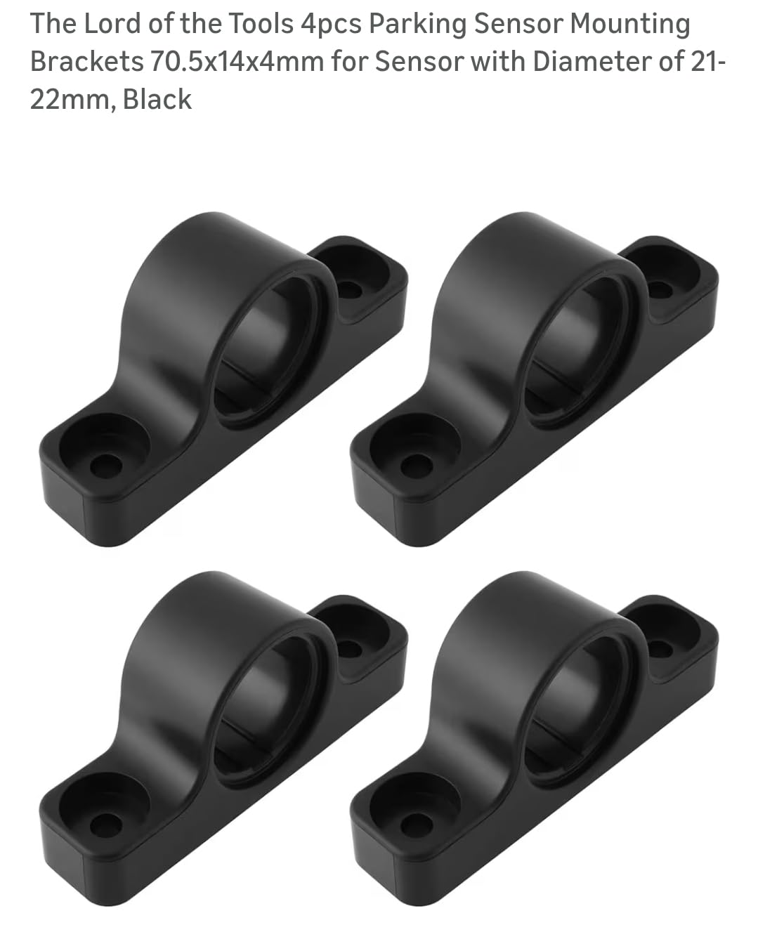 Car Parking sensors,4 Reverse Backup Parking sensors kit with LED Display, Reverse Gear Audio Buzzer Alarm kit, 2.5m Sensor Wire for Cars Van SUV (Black) customer photo 2